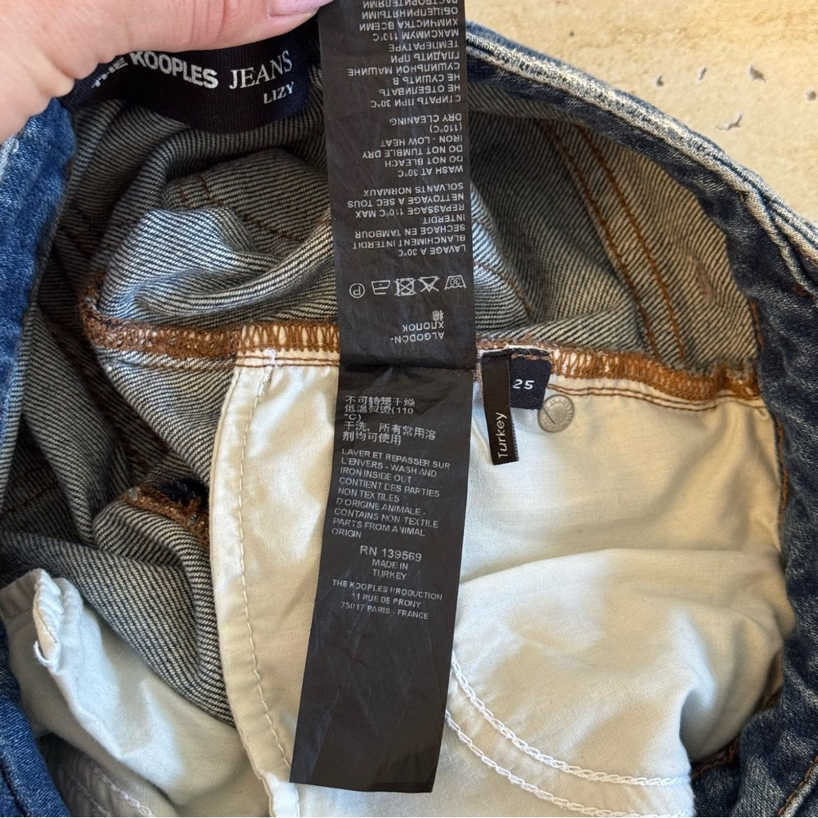 The Kooples The Kooples Jeans, Size 25, High Rise, Blue Size 24" / US 00 / IT 34 - 8 Thumbnail