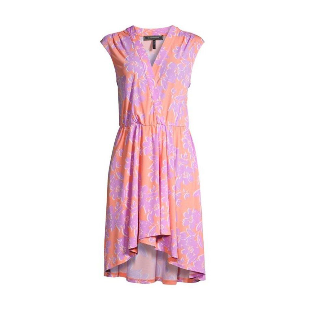 Bcbgmaxazria NWT New $178 BCBGMAXAZRIA Floral Surplice High-Low Dress Si Size XS / US 0-2 / IT 36-38 - 2 Thumbnail