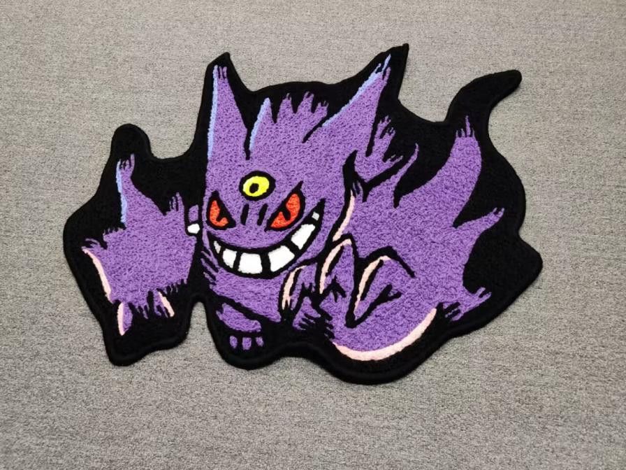 Custom Mega Gengar Wool Thread Carpet Purple | Grailed