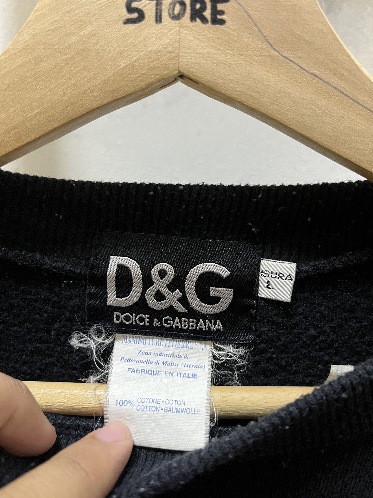 Dolce & Gabbana × Vintage Vintage Dolce Gabbana D&G sweatshirt Size US XL / EU 56 / 4 - 7 Thumbnail
