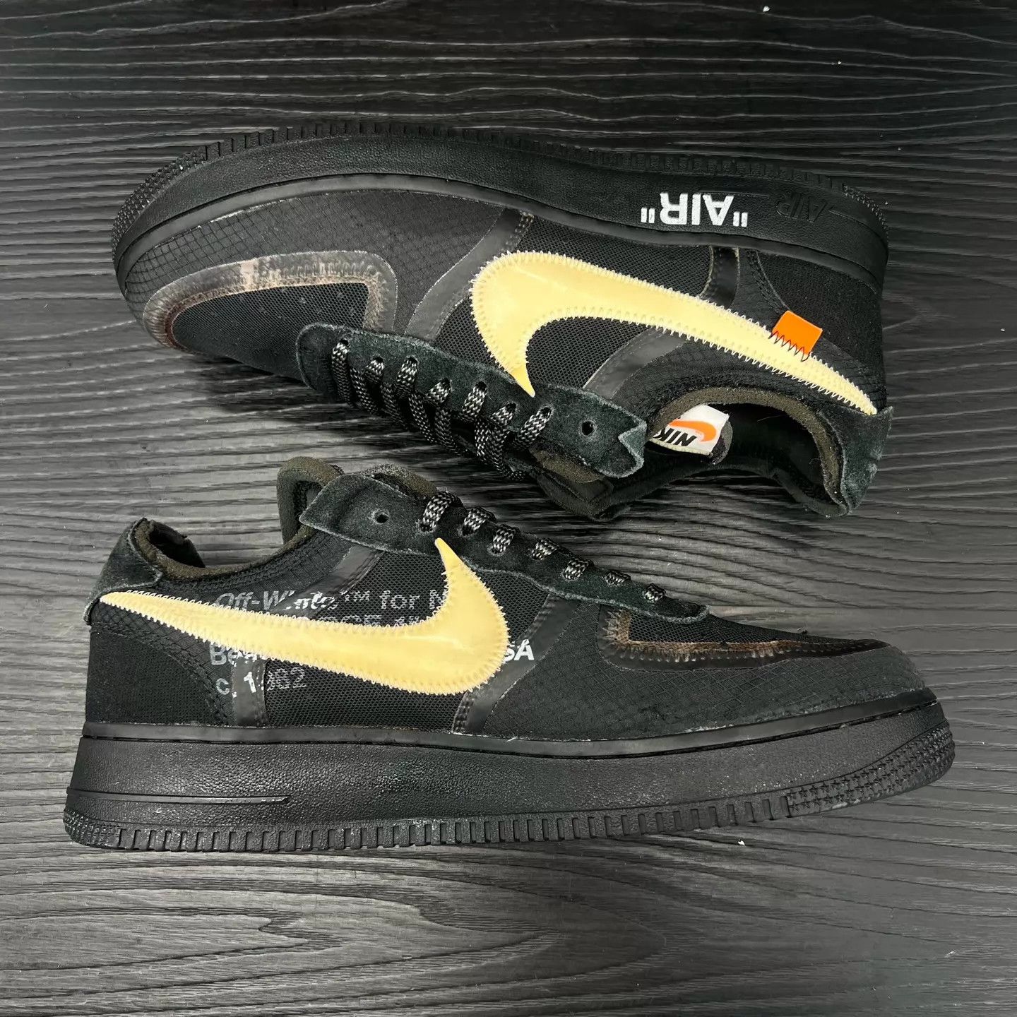 Nike Nike AF1 Black 44.5 (Original Box, New) Size US 10.5 / EU 43-44 - 3 Thumbnail