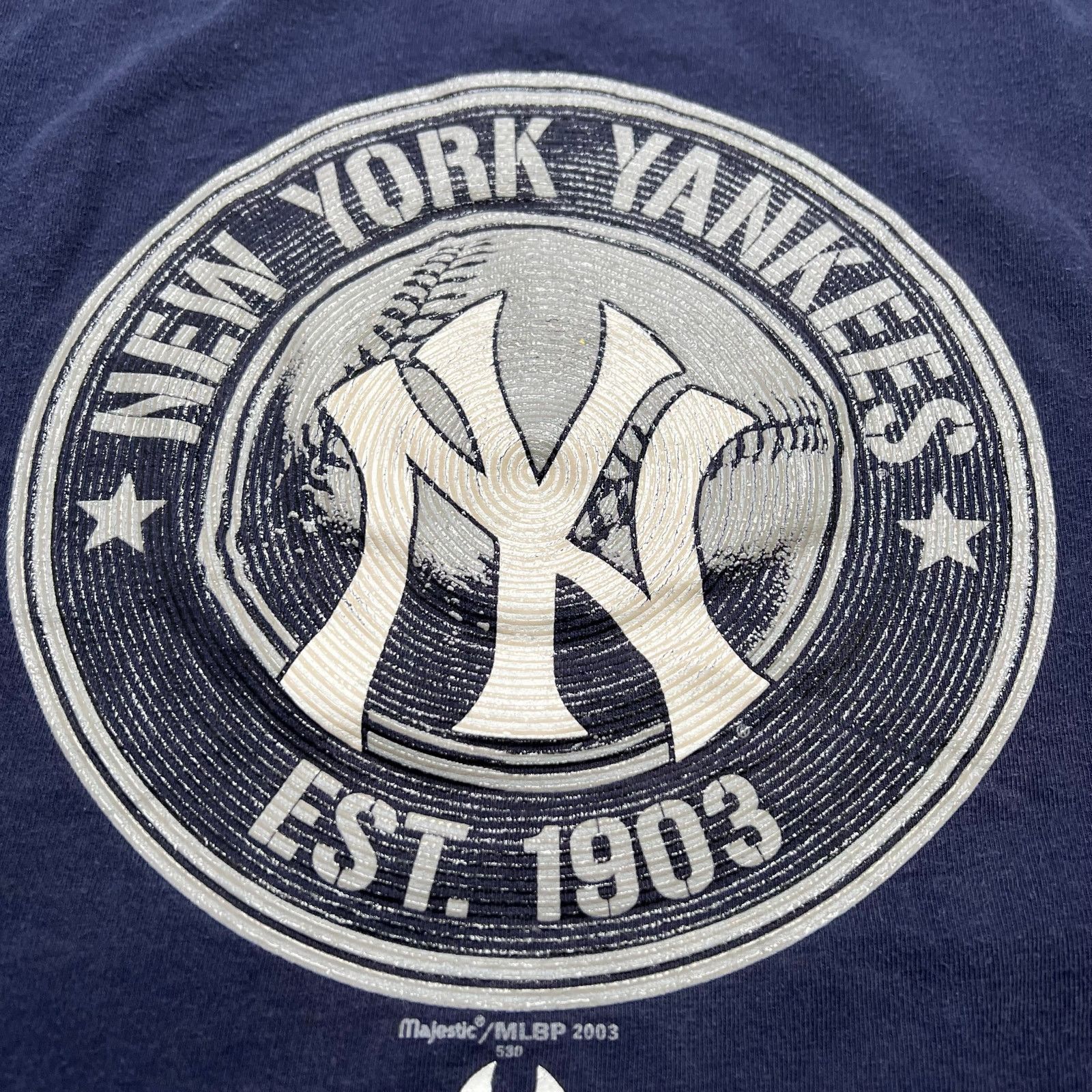 Majestic Vintage New York Yankees T Shirt Tee Sz XL MLB Baseball Y2K Size US XL / EU 56 / 4 - 10 Thumbnail