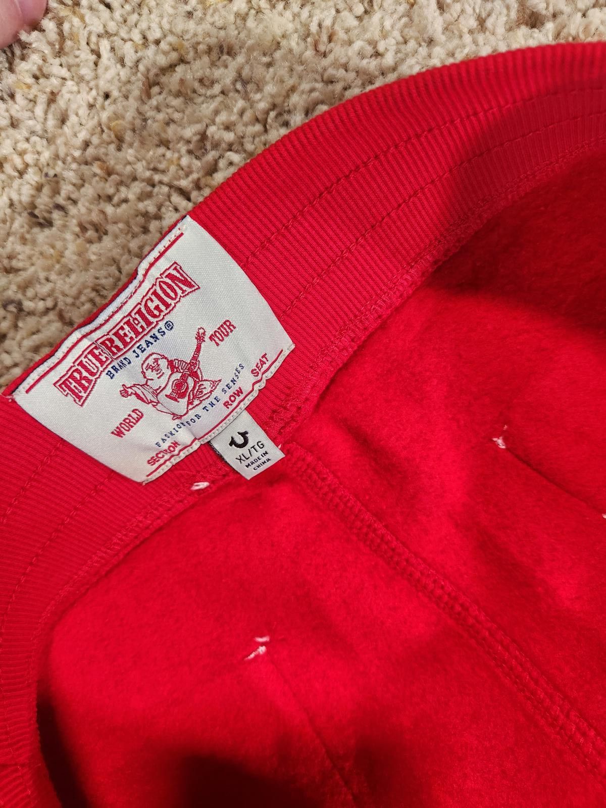 True Religion NEW True Religion Pull-On Flare Jeans Red Anniversary XL Size 40" / US 18 - 3 Thumbnail