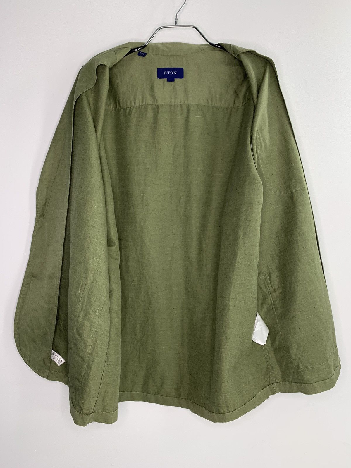 Designer × Eton Eton Silk/Linen/Cotton Blazer L Size Size 40L - 6 Thumbnail