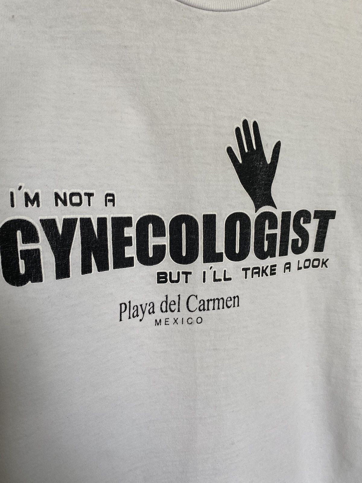 Vintage I’m Not A Gynecologist But I’ll Take a Look Tee funny Sex Size US S / EU 44-46 / 1 - 2 Thumbnail
