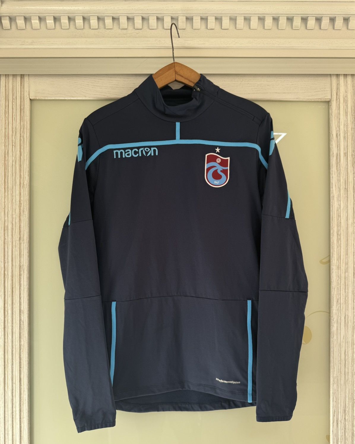 Macron Trabzonspor 2021-2022 Soccer Training Top Football Jersey Size US S / EU 44-46 / 1 - 1 Thumbnail