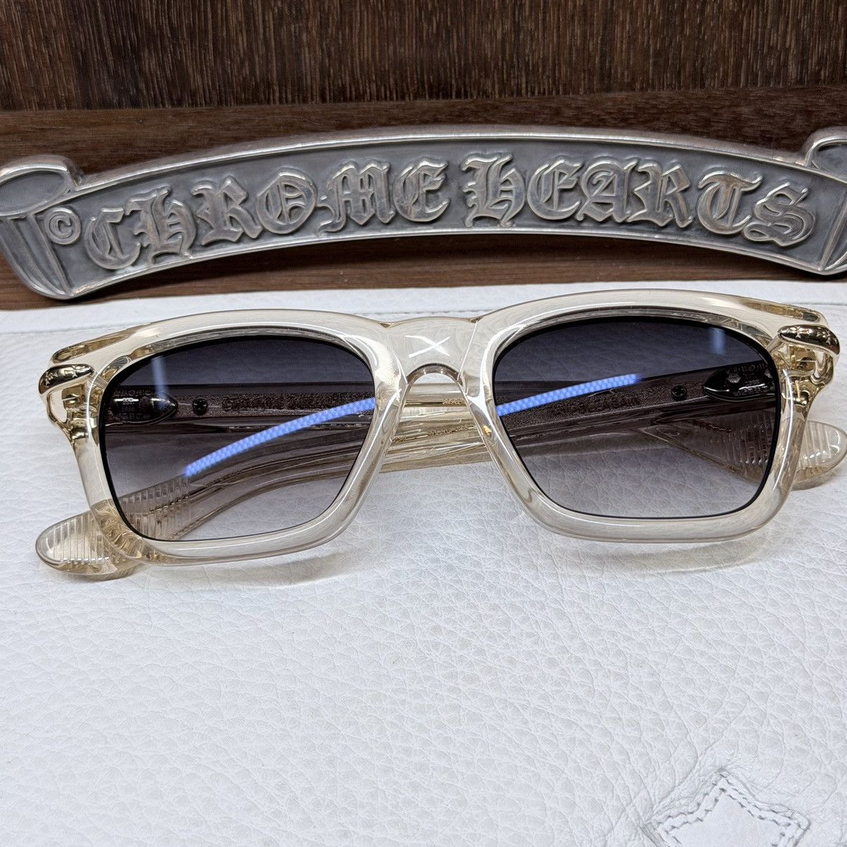 Chrome Hearts Chrome Hearts TRYPOLEAGAIN Glasses Size ONE SIZE - 1 Thumbnail