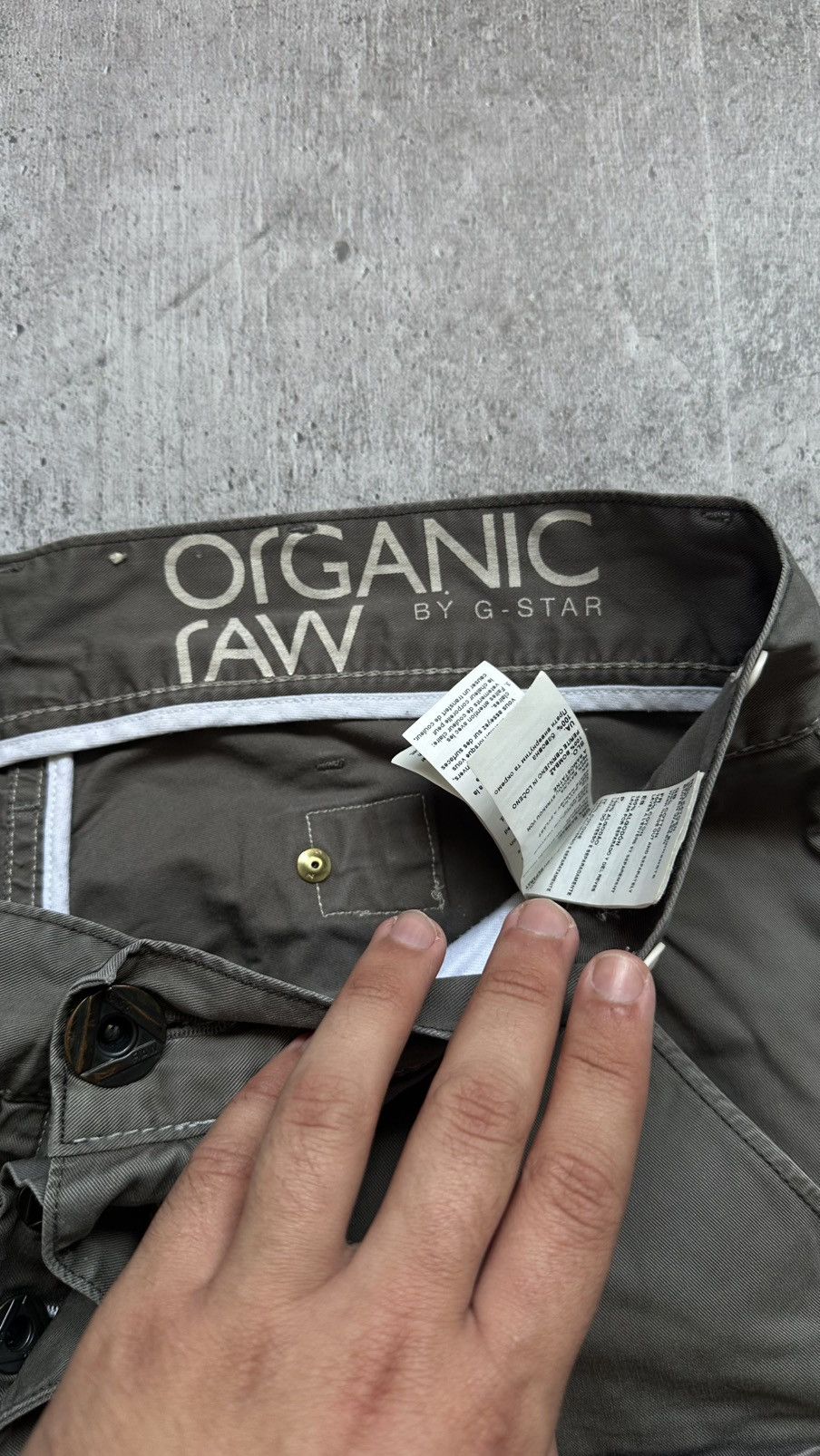 G-Star G star Raw Organic Cargo Style Vintage Casual Pants Size US 33 - 6 Thumbnail