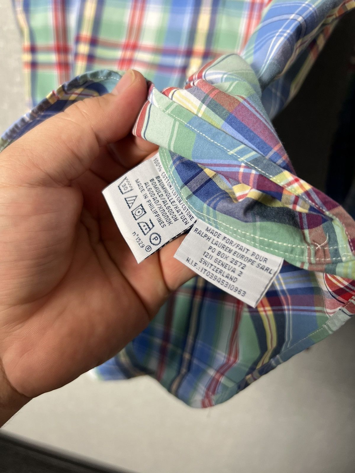 Polo Ralph Lauren Vintage Polo Ralph Lauren Plaid Button Long Sleeves Shirt Size US L / EU 52-54 / 3 - 11 Thumbnail