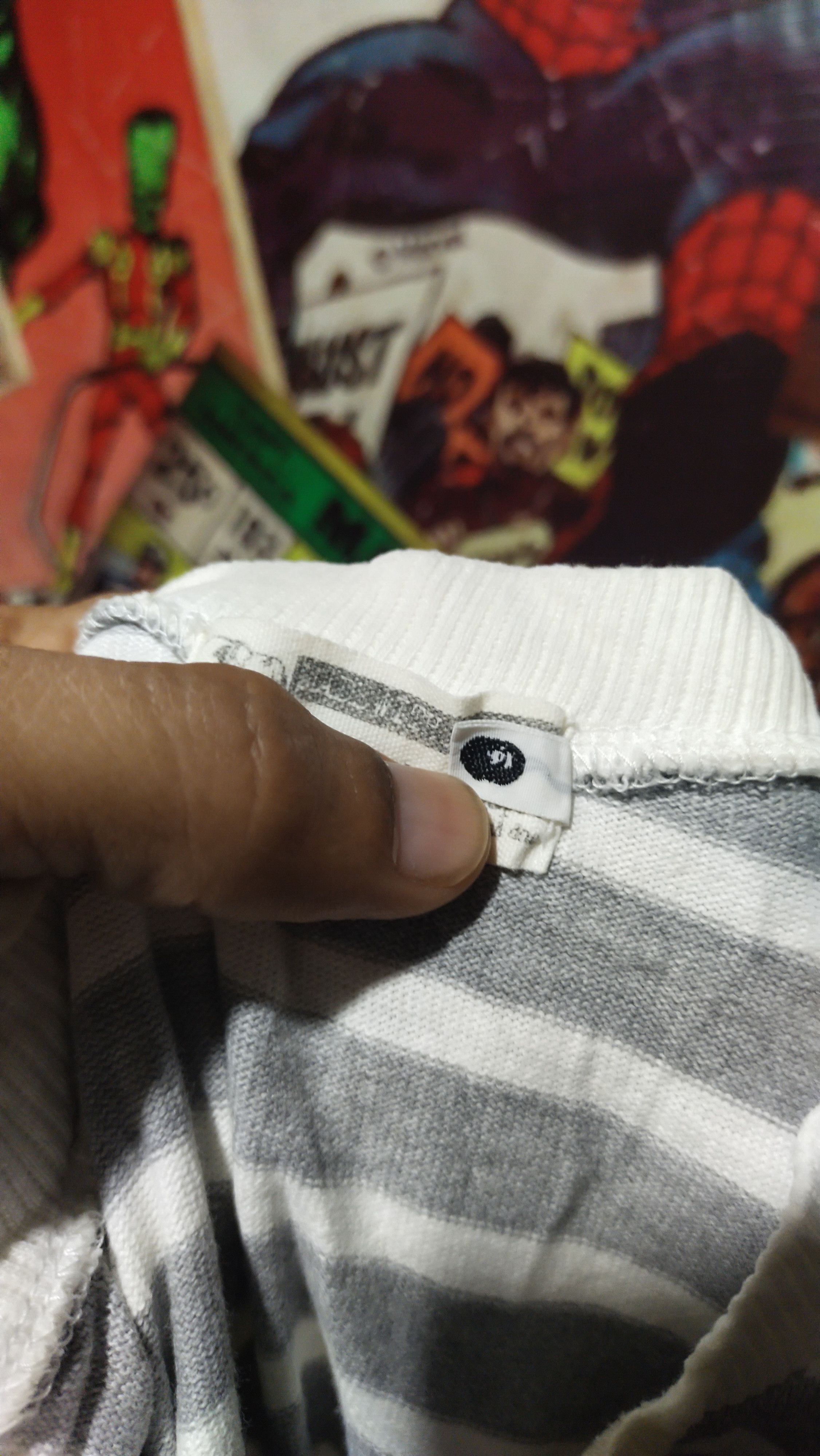 Bape × Vintage STRIPED TEE Size US L / EU 52-54 / 3 - 7 Thumbnail