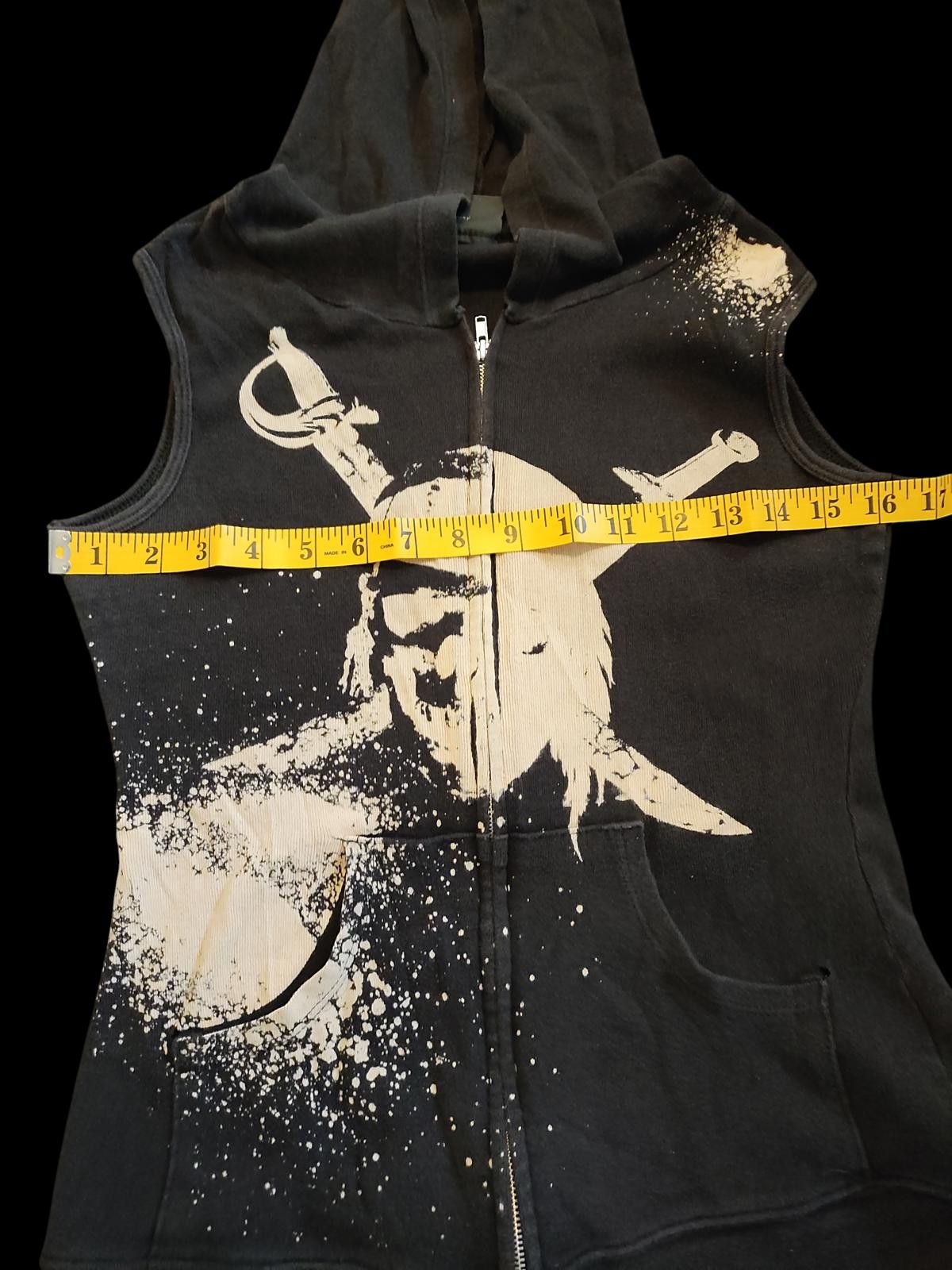 Disney Disney Pirates of the Caribbean Sleeveless Hoodie Size Small Size S / US 4 / IT 40 - 8 Thumbnail
