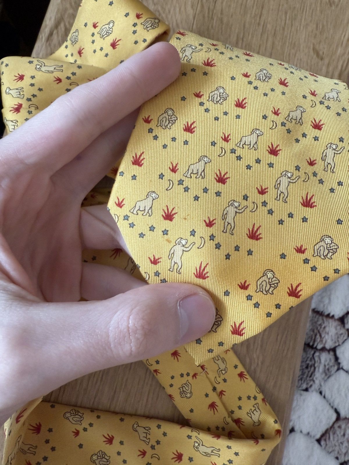 Hermes Vintage Hermes Tie Size ONE SIZE - 7 Thumbnail