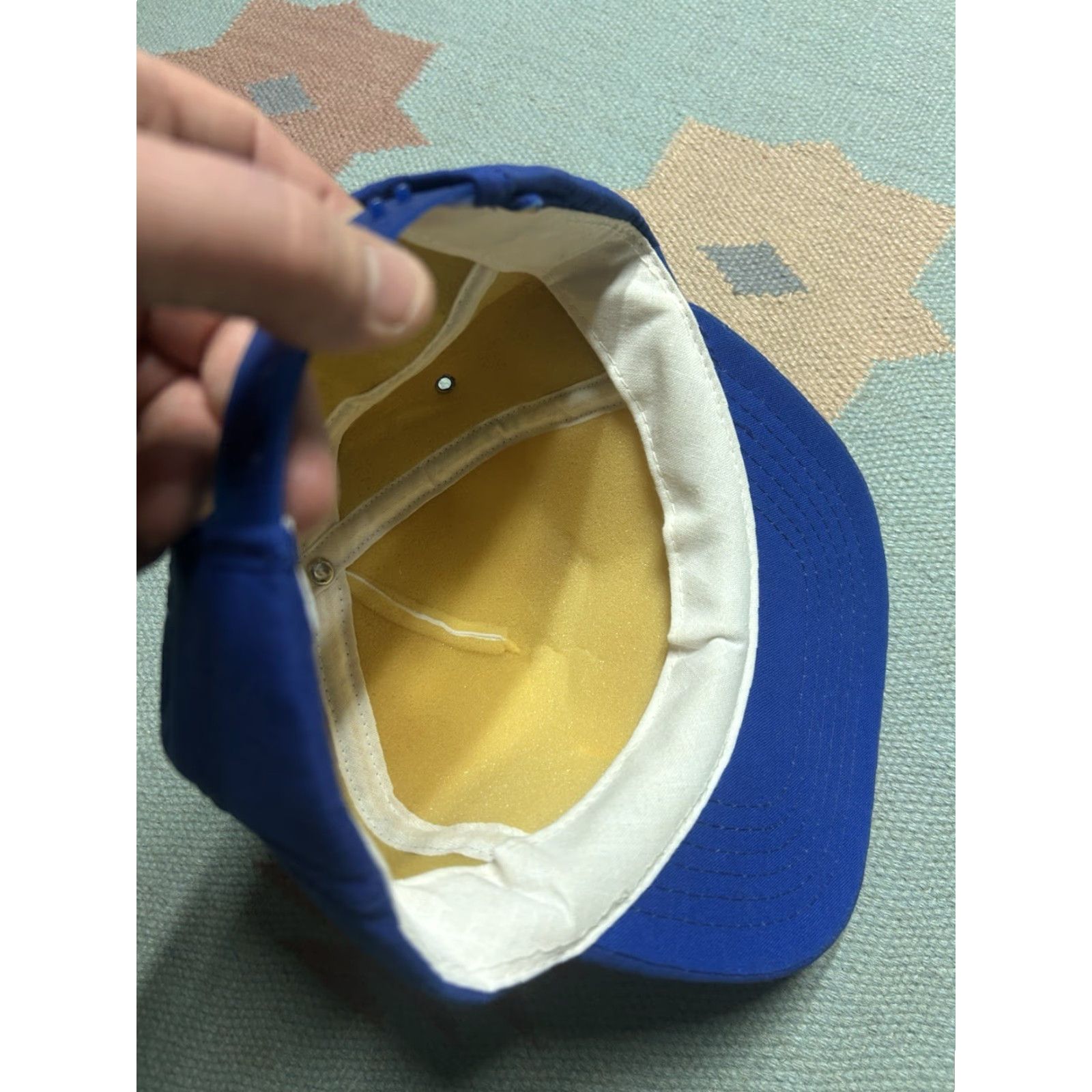 Vintage VINTAGE SnapBack Hat Cap Libra & Associates Lebanon Oregon blue white adjustable Mens Adjustable Cap Size ONE SIZE - 6 Thumbnail