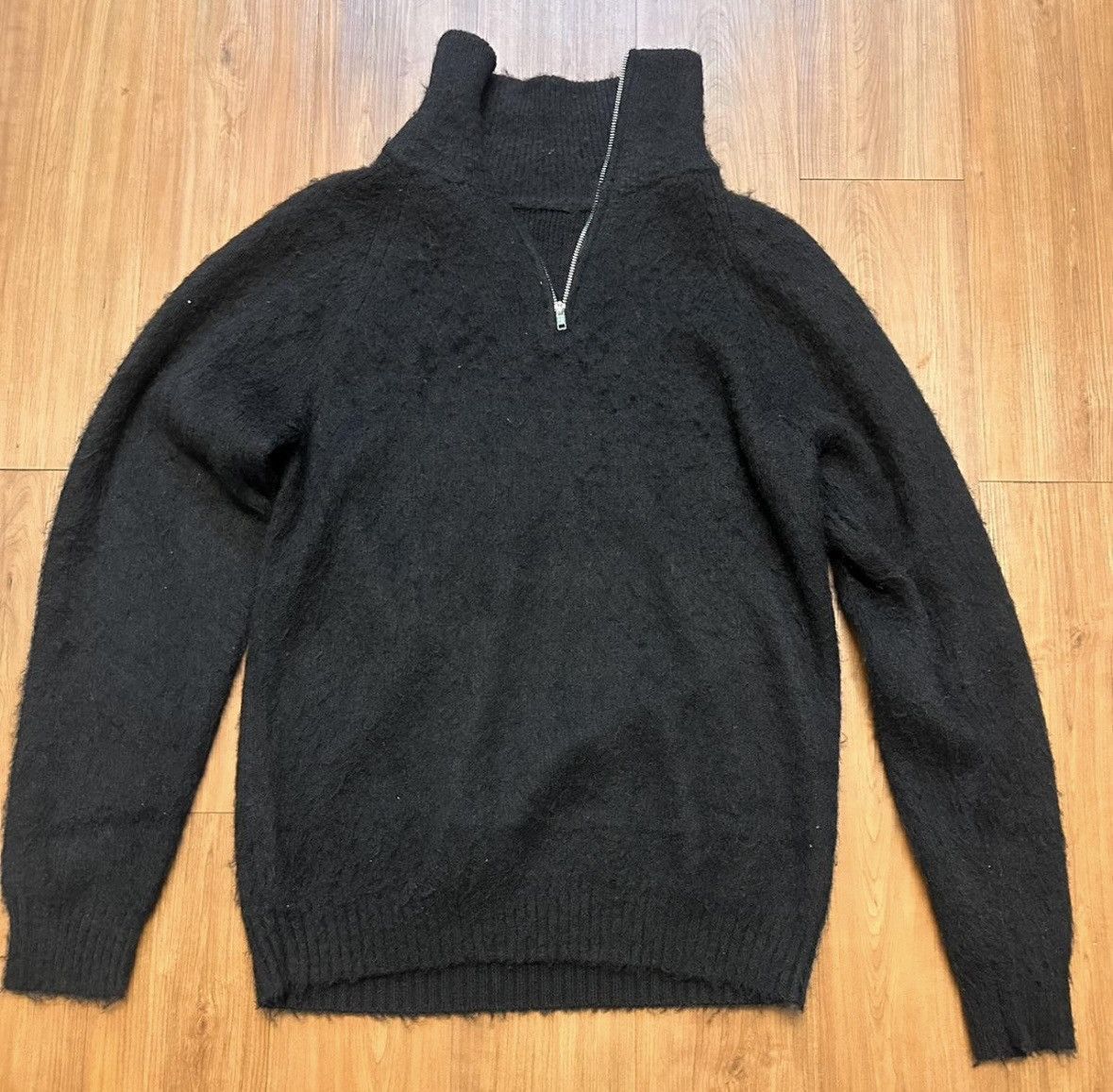 Designer × Do Not Disturb DND. Mohair Quarter Zip Size US L / EU 52-54 / 3 - 2 Thumbnail