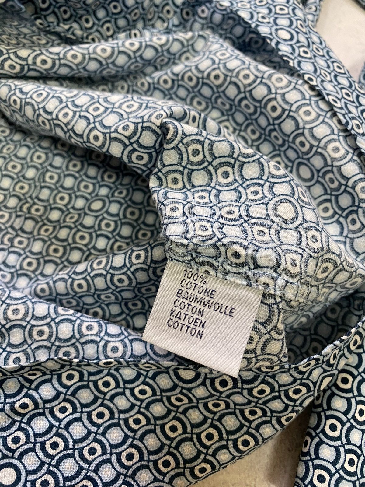 Thierry Mugler Thierry Mugler Mens Blue Designer Snap Up Shirt Size 41 Size US M / EU 48-50 / 2 - 11 Thumbnail