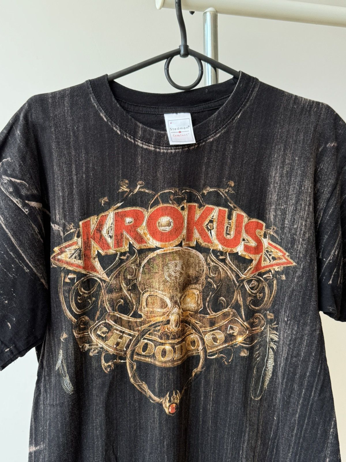 Band Tees Vintage Krokus Band Rock Metal Skull Bones LogoT-shirt Size US M / EU 48-50 / 2 - 3 Thumbnail