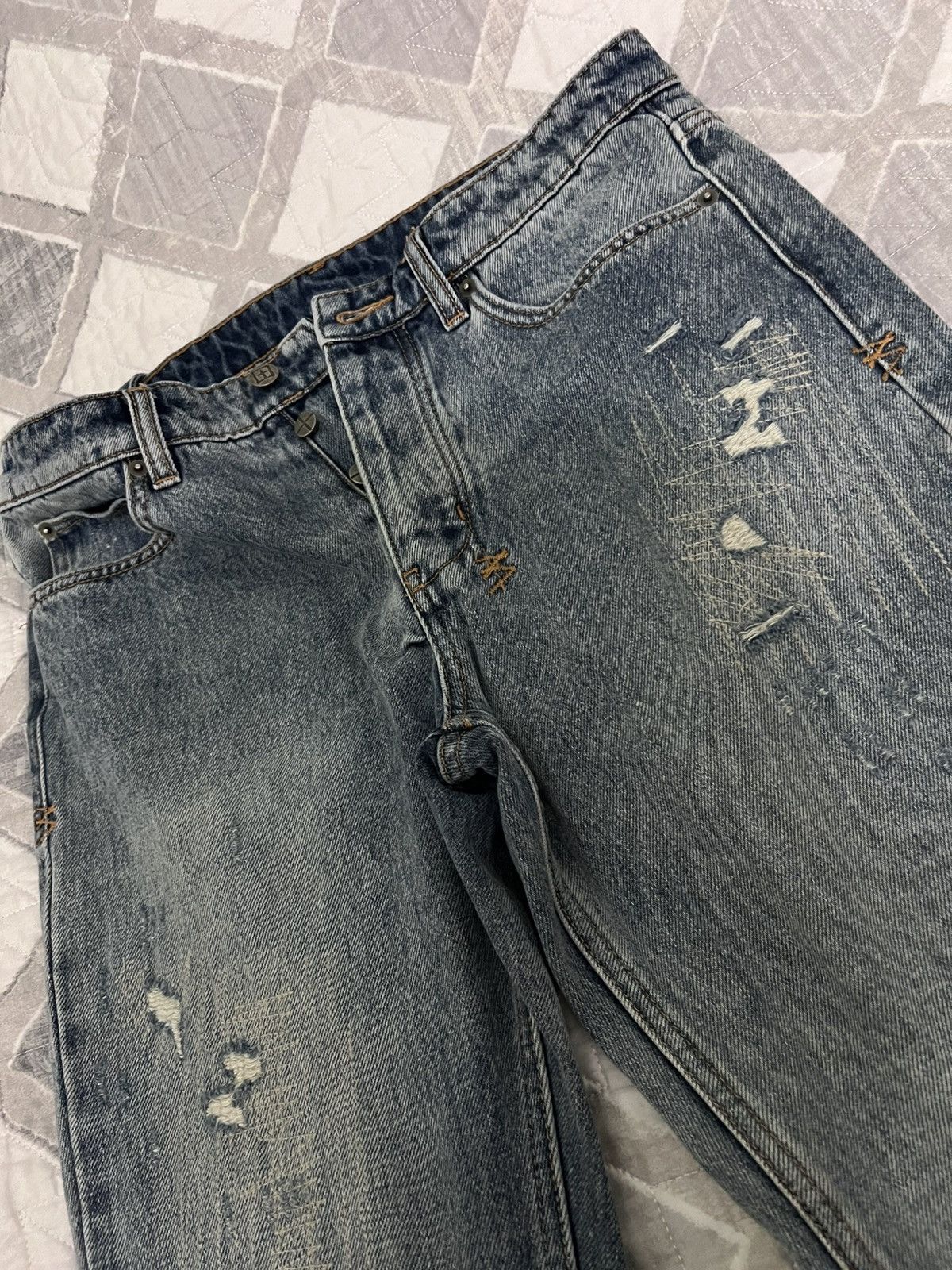 Ksubi Ksubi Chitch Plus One Ripped Denim 32x32 Size US 32 / EU 48 - 4 Thumbnail