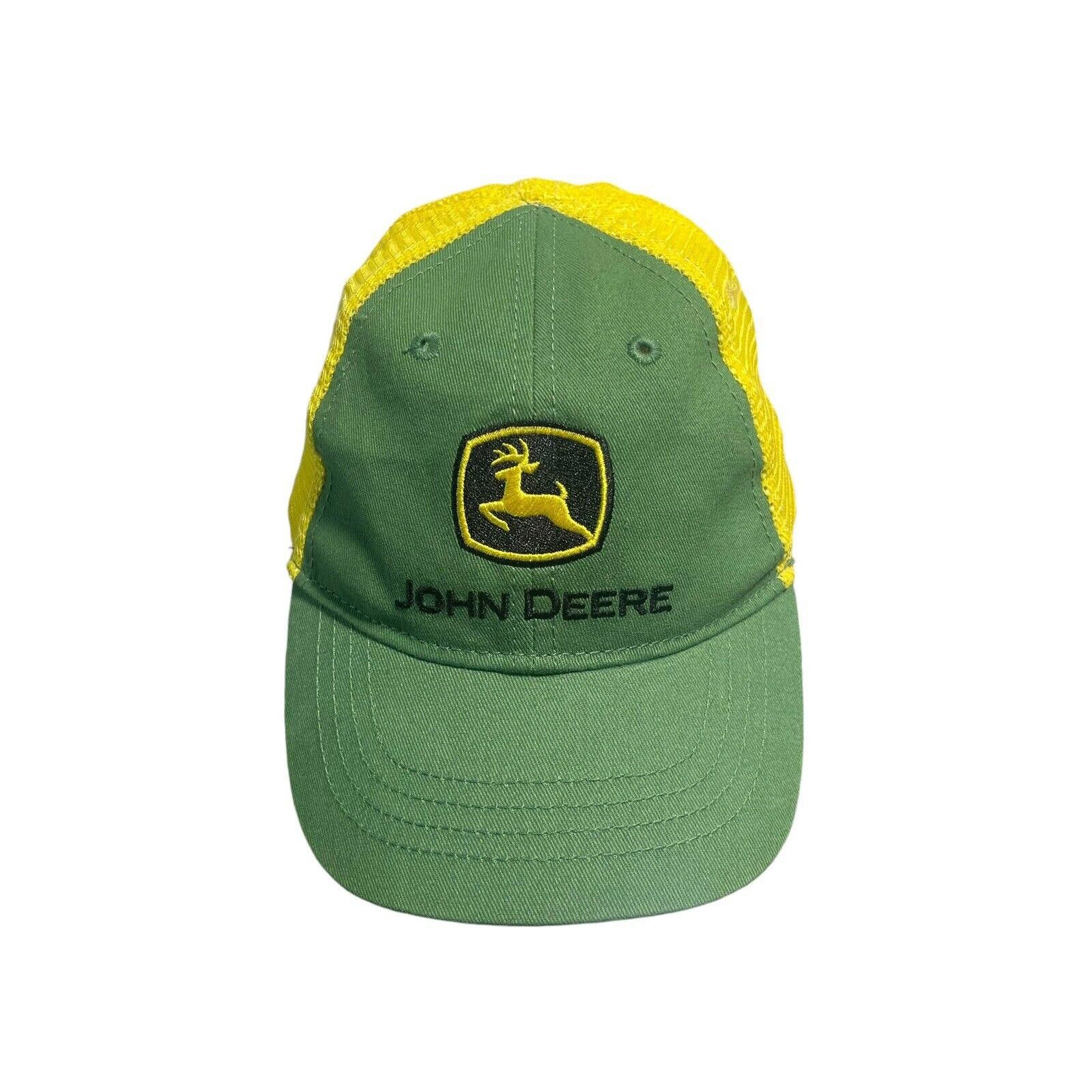 John Deere Toddler JOHN DEERE Hat Green Yellow Mesh Adjustable SnapBack Size ONE SIZE - 1 Thumbnail