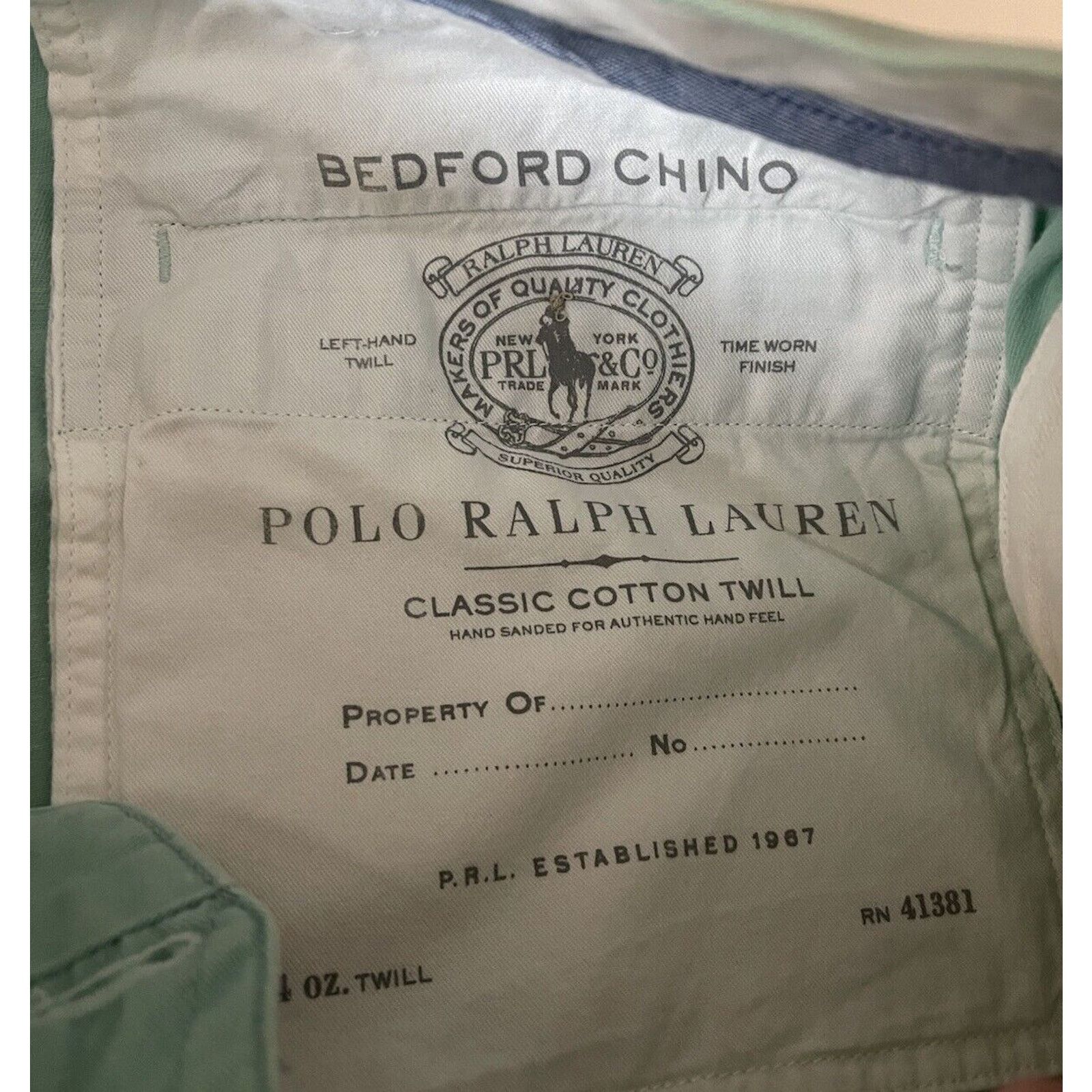 Polo Ralph Lauren Polo Ralph Lauren Bedford Chino Pants Cotton Size 38Wx29L Size US 38 / EU 54 - 7 Thumbnail