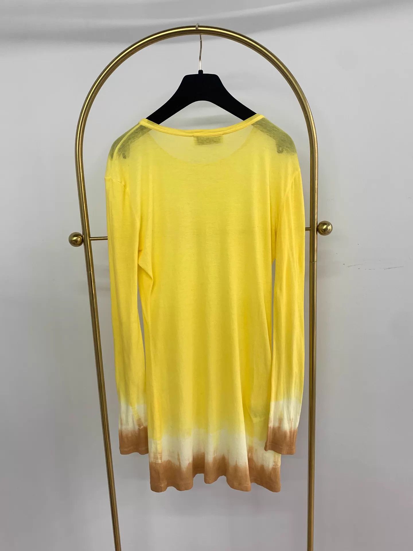 Miu Miu MIU MIU Yellow Gradient Longsleeve Top S New Size S / US 4 / IT 40 - 3 Thumbnail