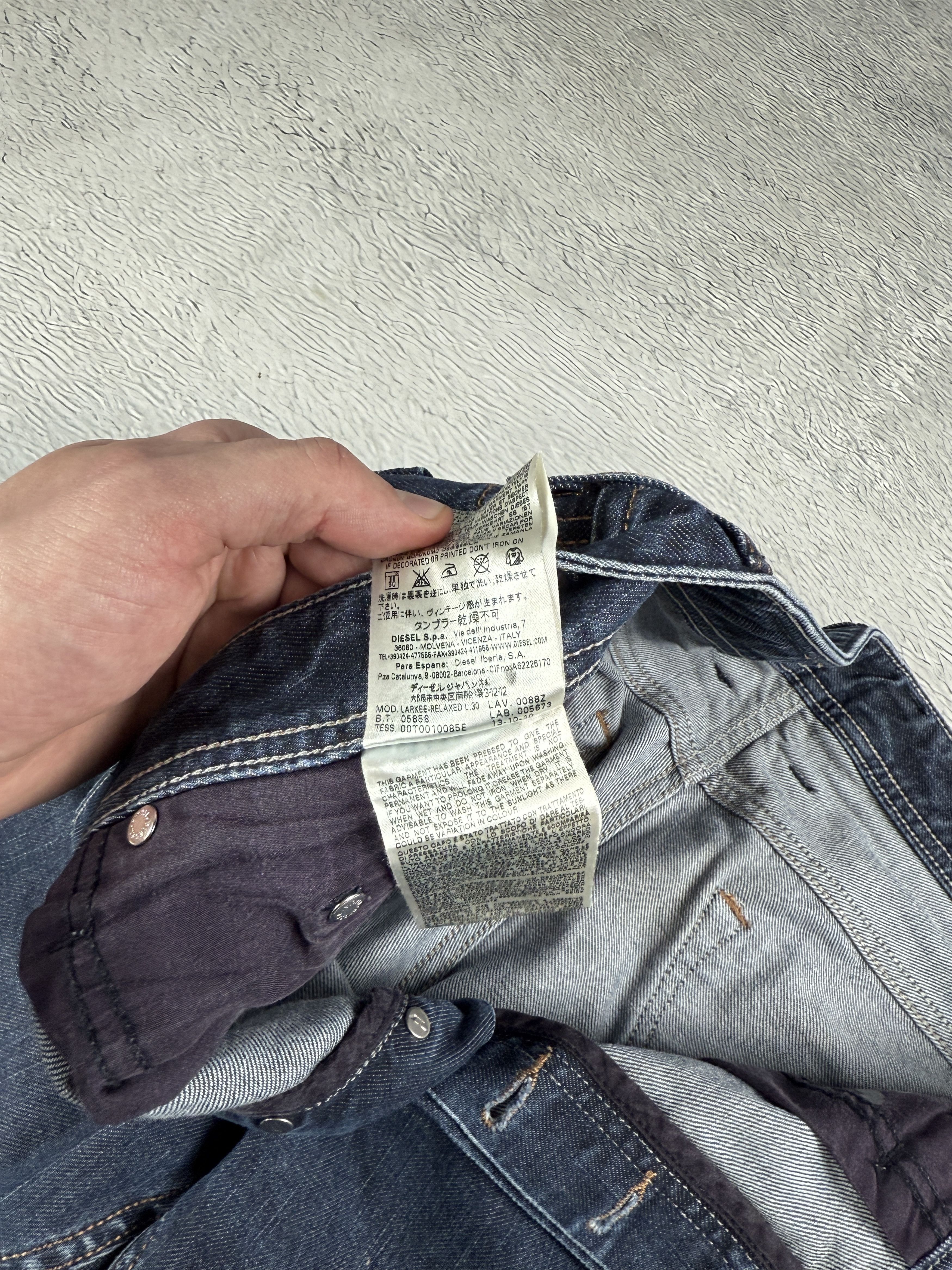 Diesel Diesel Jeans Lakree Relaxed 0088Z Comfort Straight Fit Blue Size US 34 / EU 50 - 13 Thumbnail