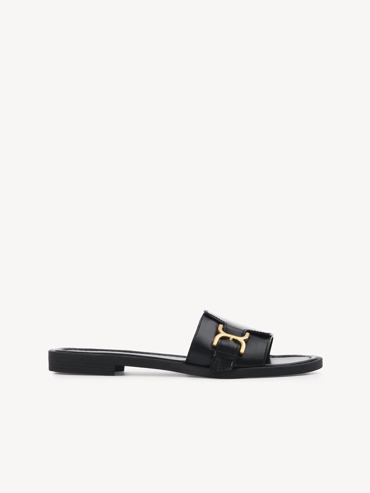 Chloe oc11z1025 Marcie Slides in Black Size US 8 / IT 38 - 1 Thumbnail