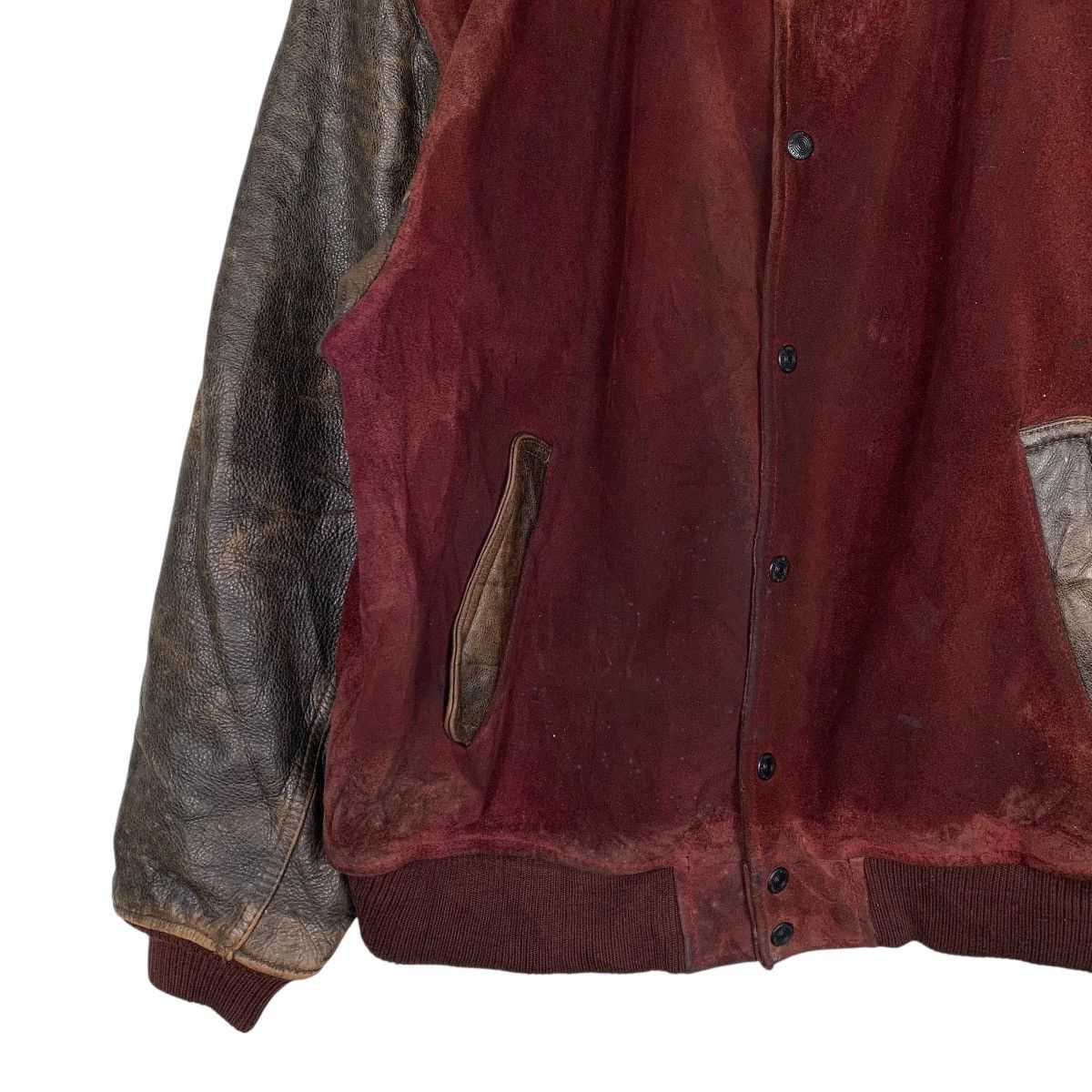 Mr. Junko Mr Junko Bog Logo Leather Varsity Jacket Size US M / EU 48-50 / 2 - 4 Thumbnail
