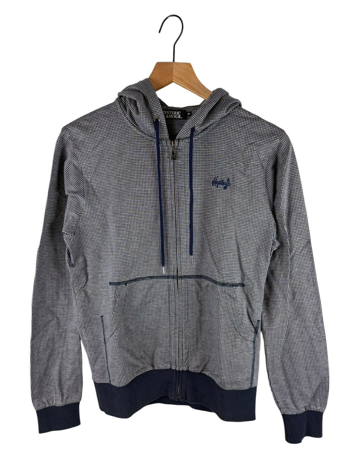 Hysteric Glamour Plaid Zip Hoodie