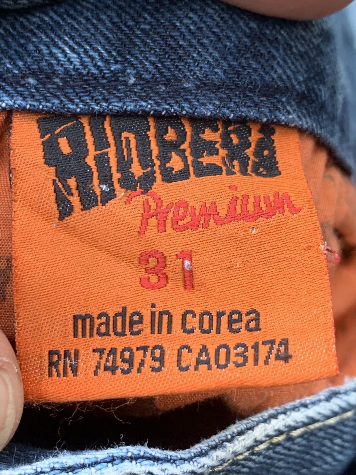 Japanese Brand Riobera Embroidered Flare Jeans Vintage Japanese Denim Size US 32 / EU 48 - 8 Thumbnail