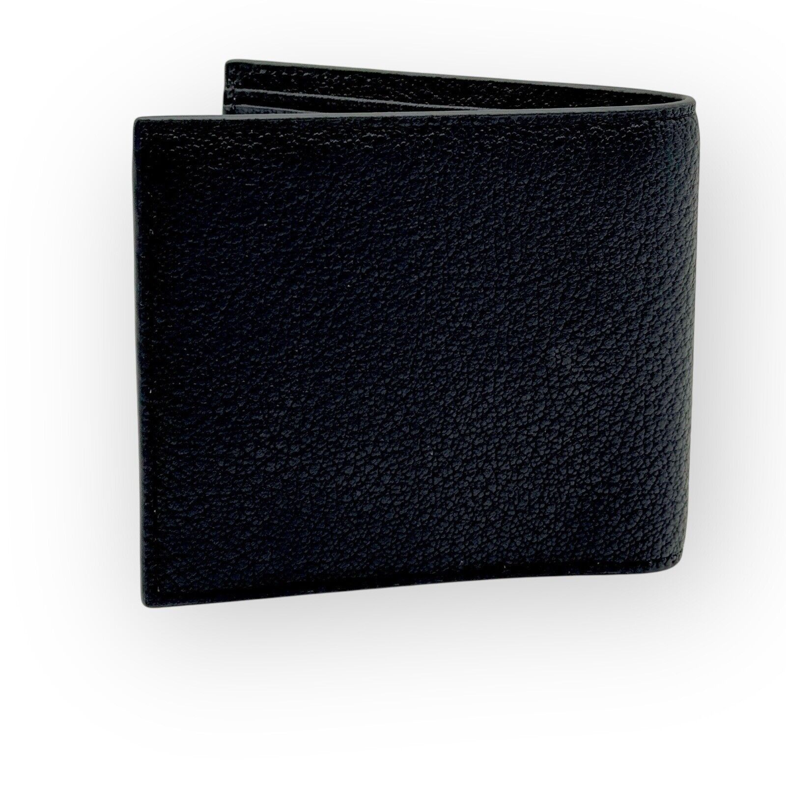Giorgio Armani Black Textured Leather Bi-fold Mens Wallet Authentic Size ONE SIZE - 4 Thumbnail