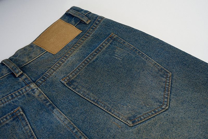Jean American retro washed distressed jeans y2k Size US 32 / EU 48 - 5 Thumbnail
