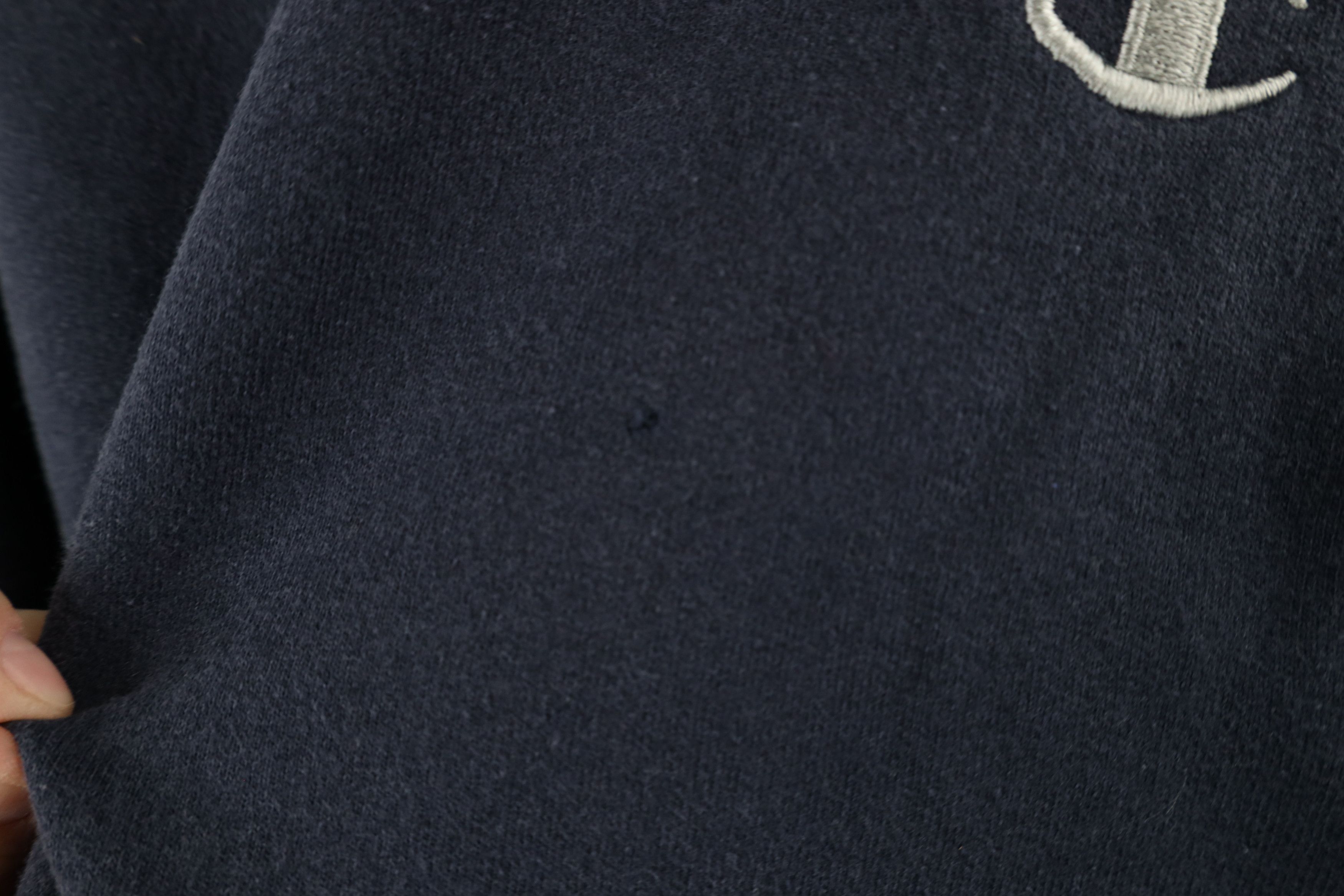 Champion × Vintage Vintage Champion Classic Logo Crewneck Sweatshirt Navy Blue Size US XL / EU 56 / 4 - 6 Thumbnail