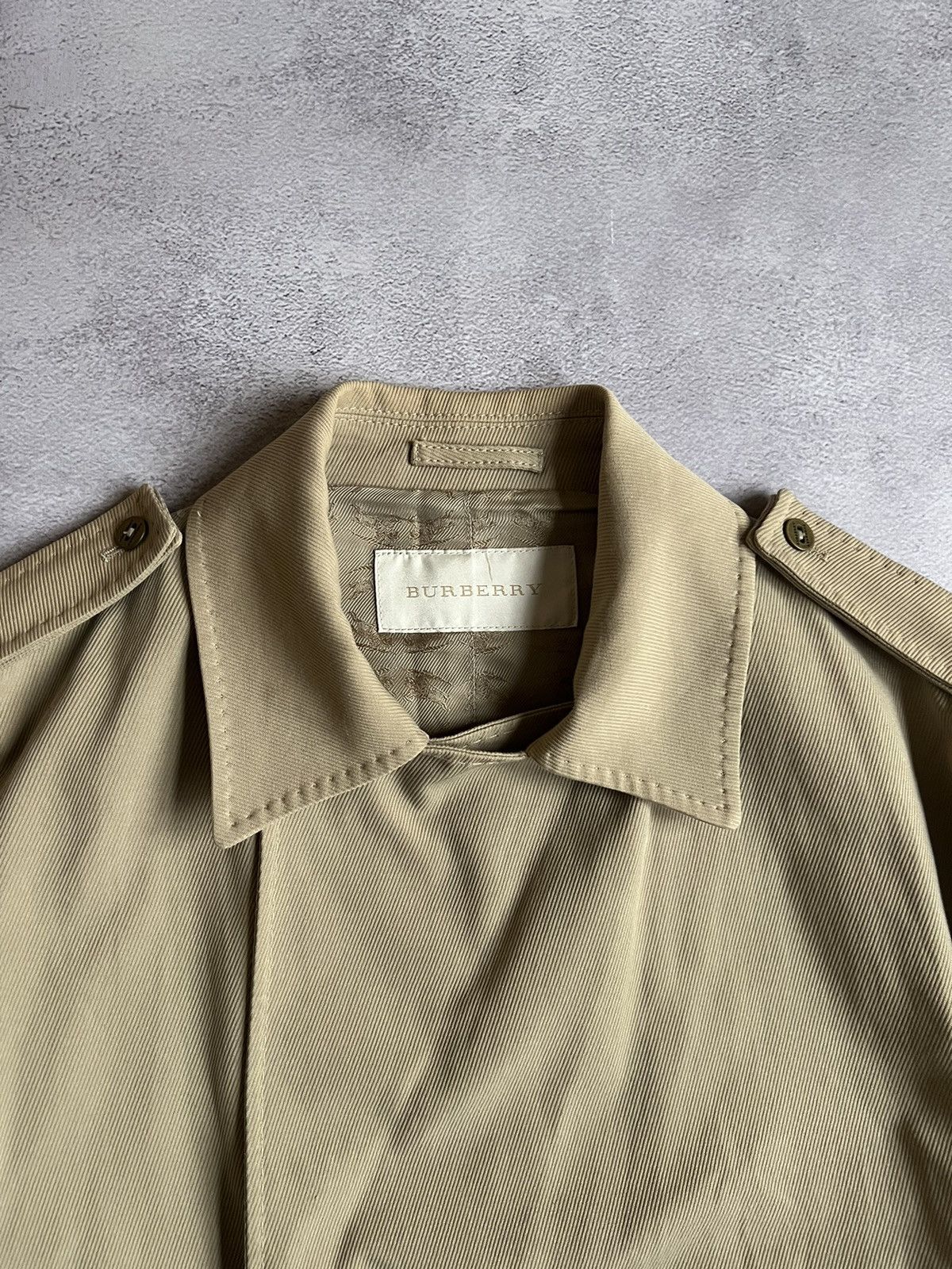 Burberry Vintage Rare Burberry Trench Coat Jacket Men’s Size:52 Size US L / EU 52-54 / 3 - 9 Thumbnail