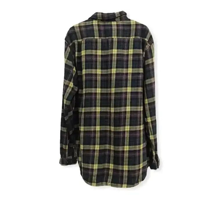 Flannel Japanese Brand Uniqlo Plaid Tartan Flannel Shirt Size US XL / EU 56 / 4 - 5 Thumbnail