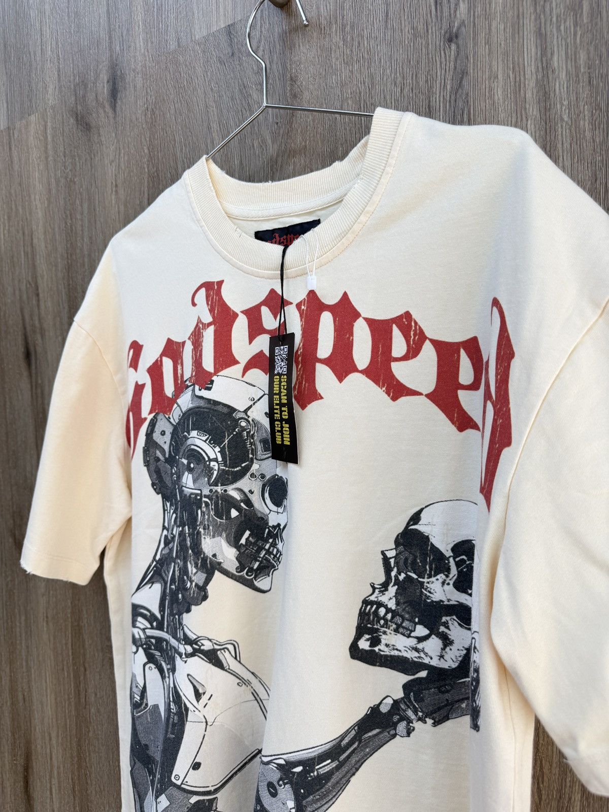Godspeed Godspeed Bone/Yellow Mankind Short Sleeve Size US XS / EU 42 / 0 - 3 Thumbnail