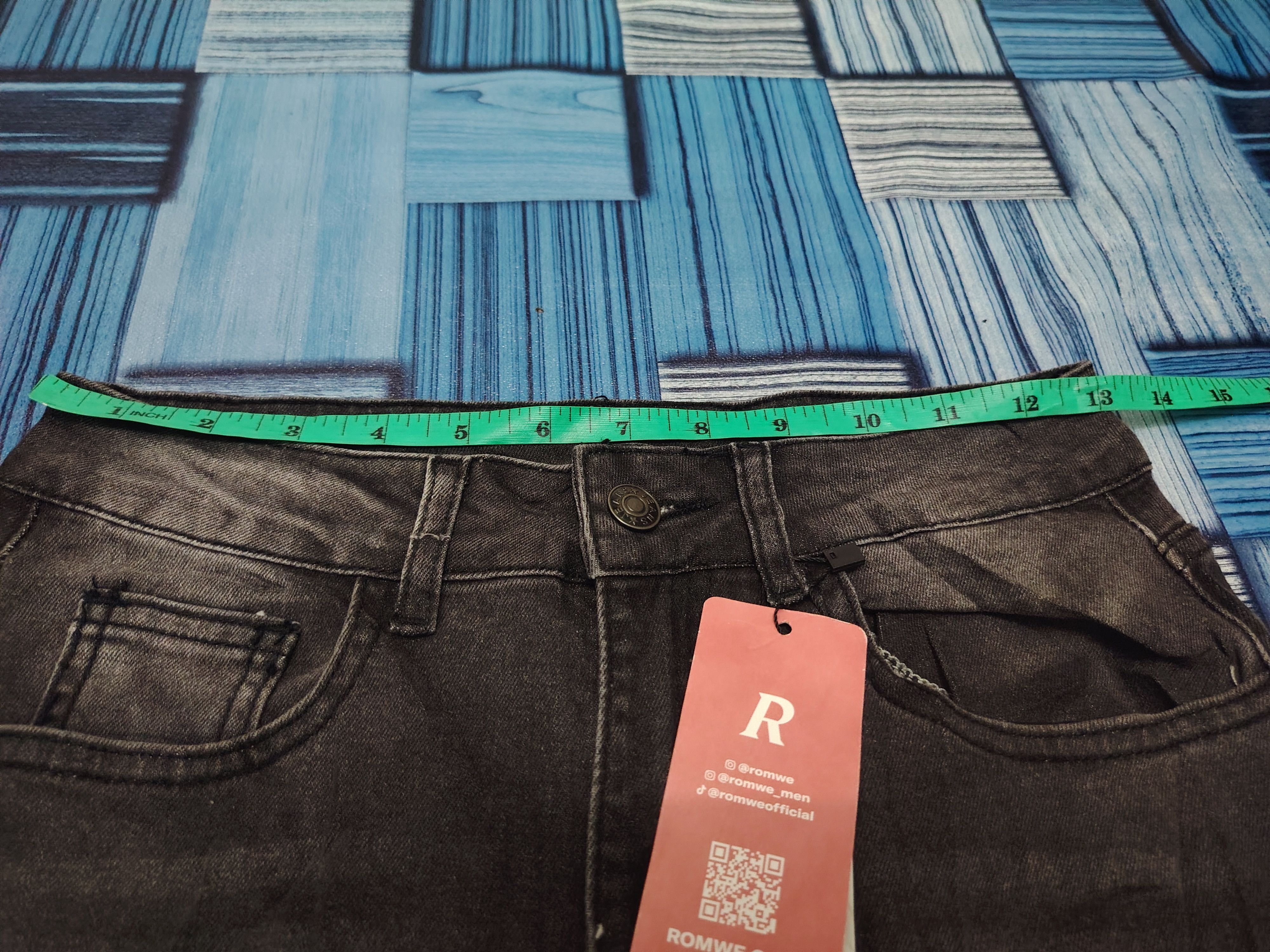 If Six Was Nine Japanese ROMWE Mega Flared Jeans Cross CH style Size US 26 / EU 42 - 17 Thumbnail