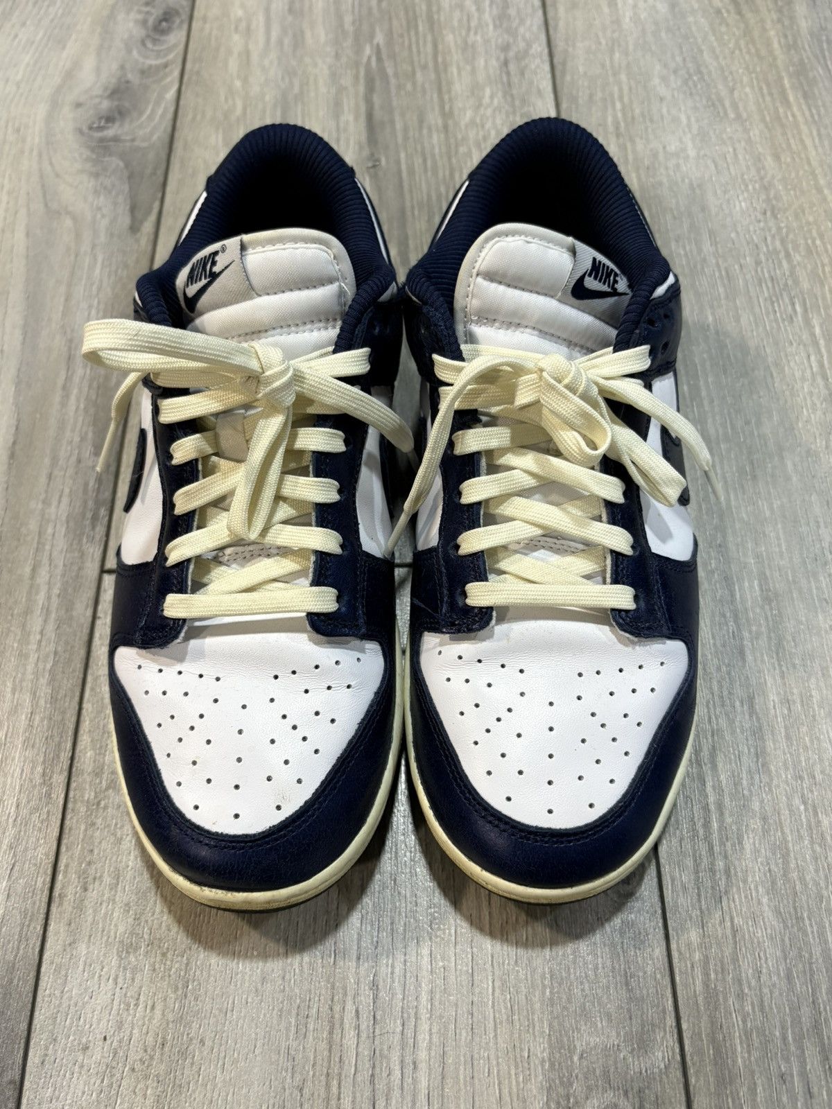 Nike Nike Dunk Low Navy Vintage look Size US 8.5 / EU 41-42 - 4 Thumbnail