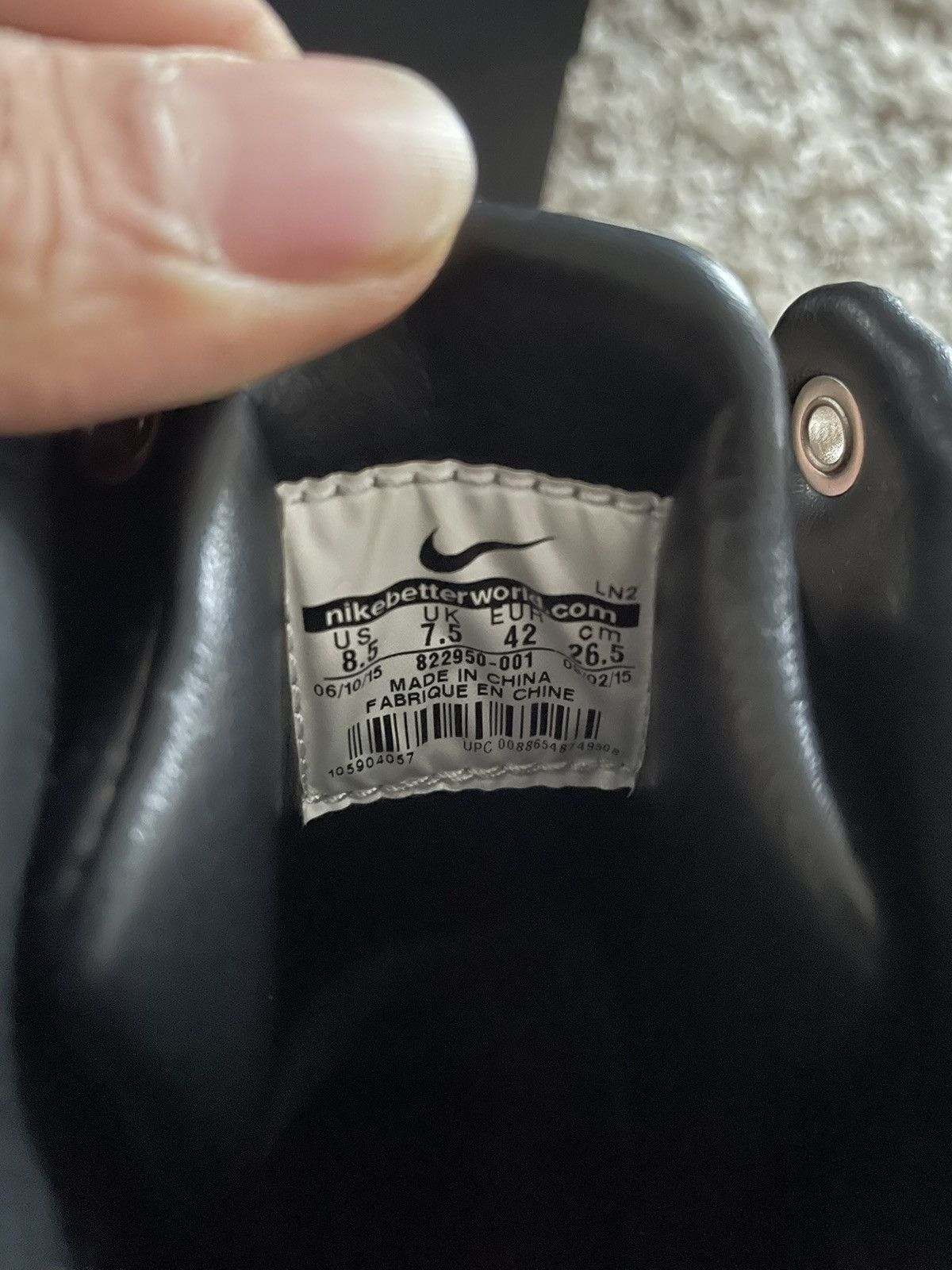 Nike Nike Kobe 10 High EXT BLACK Size US 8.5 / EU 41-42 - 8 Thumbnail