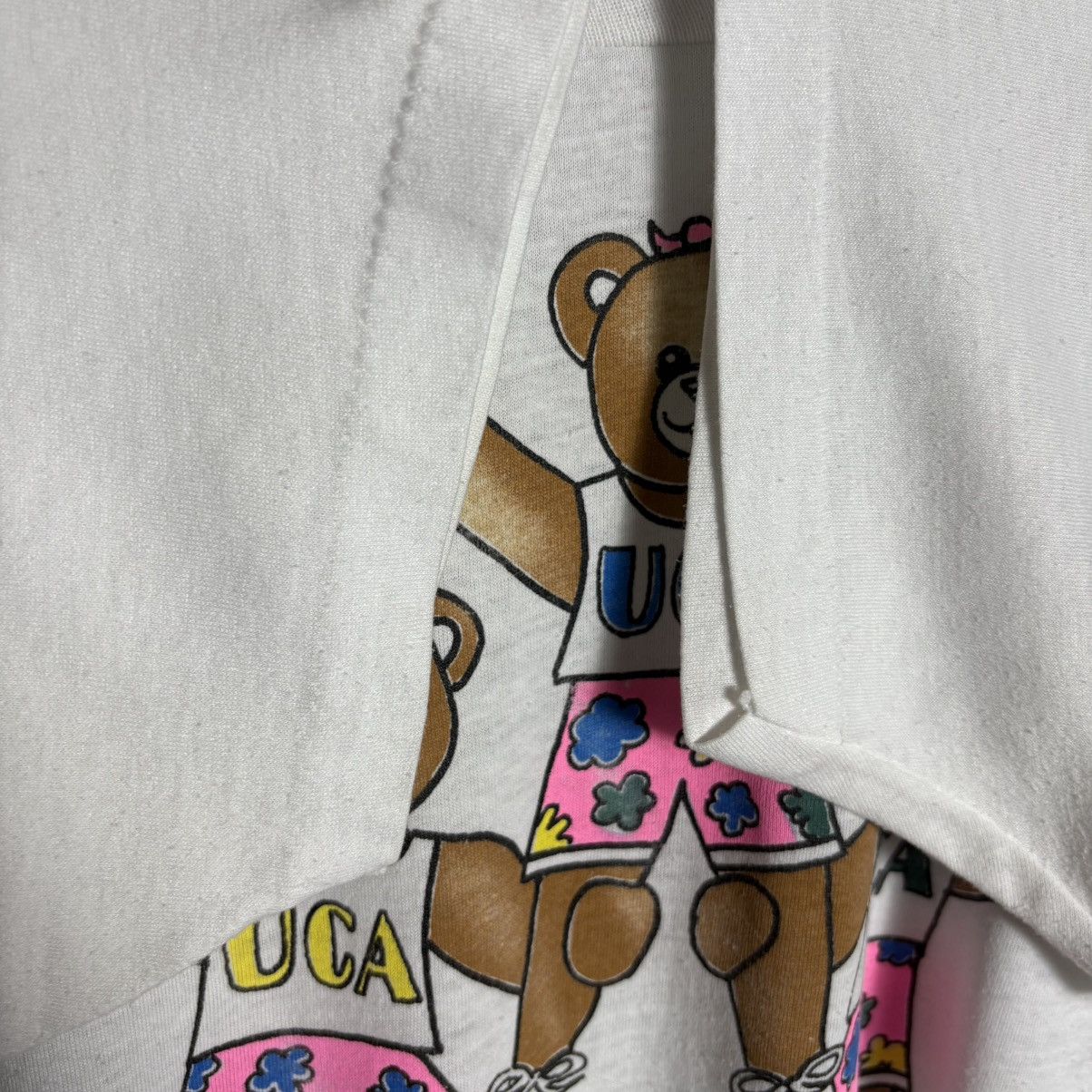 Vintage Vintage 90s Cheerleader Bears Graphic T-Shirt Size US M / EU 48-50 / 2 - 3 Thumbnail