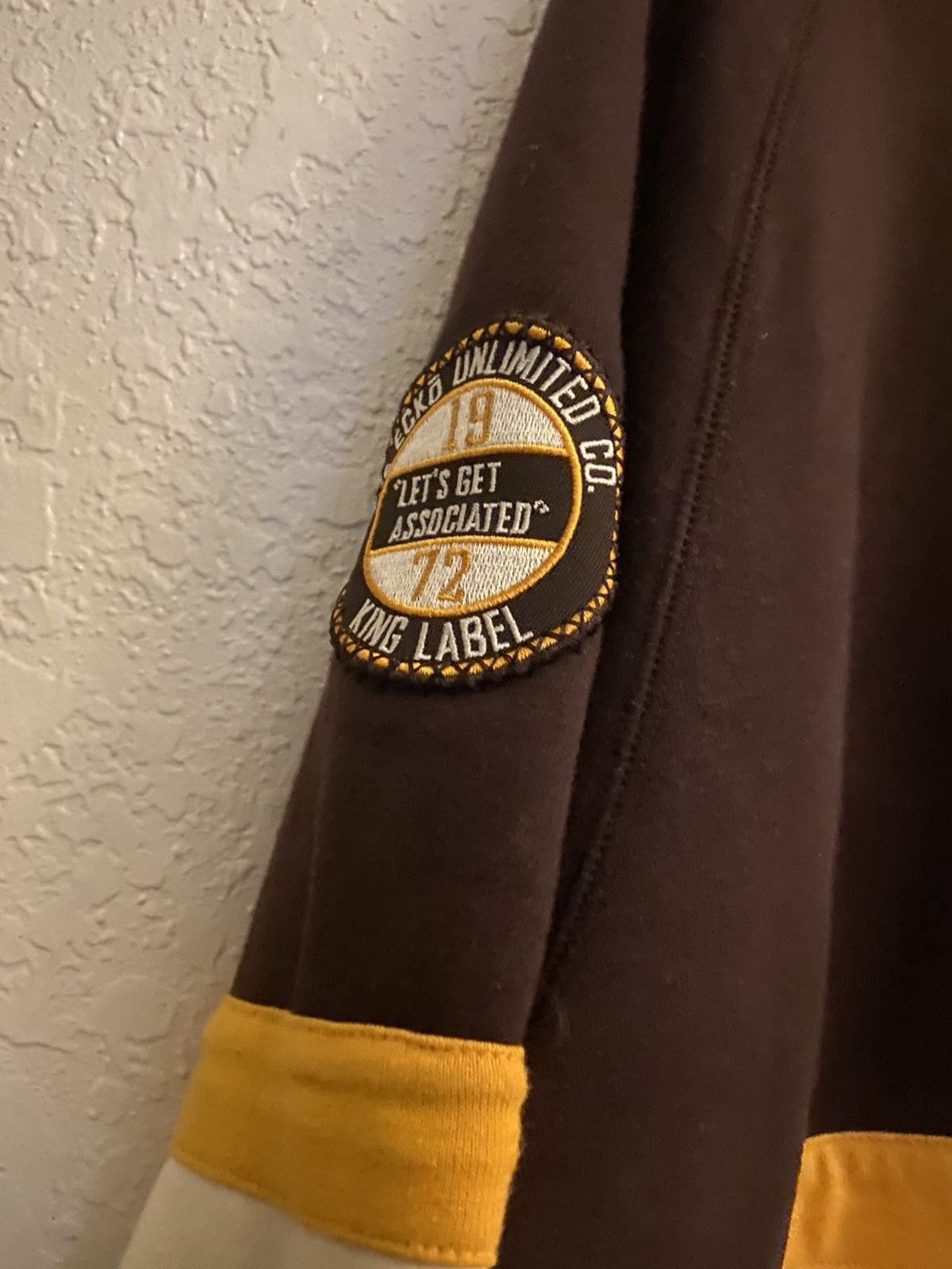 Ecko Unltd. Baggy Ecko Hoodie Jacket Brown Beige Size US XL / EU 56 / 4 - 3 Thumbnail