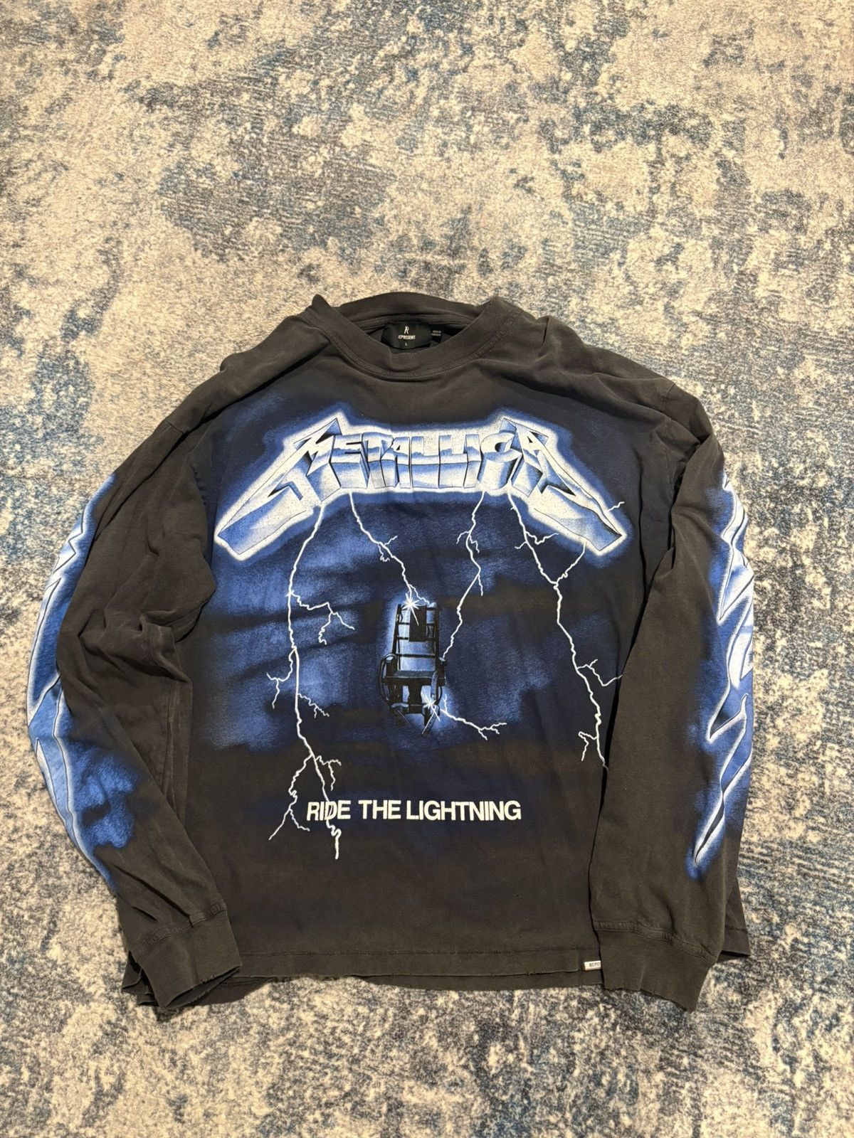Represent Clo. Represent Metallica Ride The Lightning Long Sleeve Vintage Size US L / EU 52-54 / 3 - 1 Thumbnail