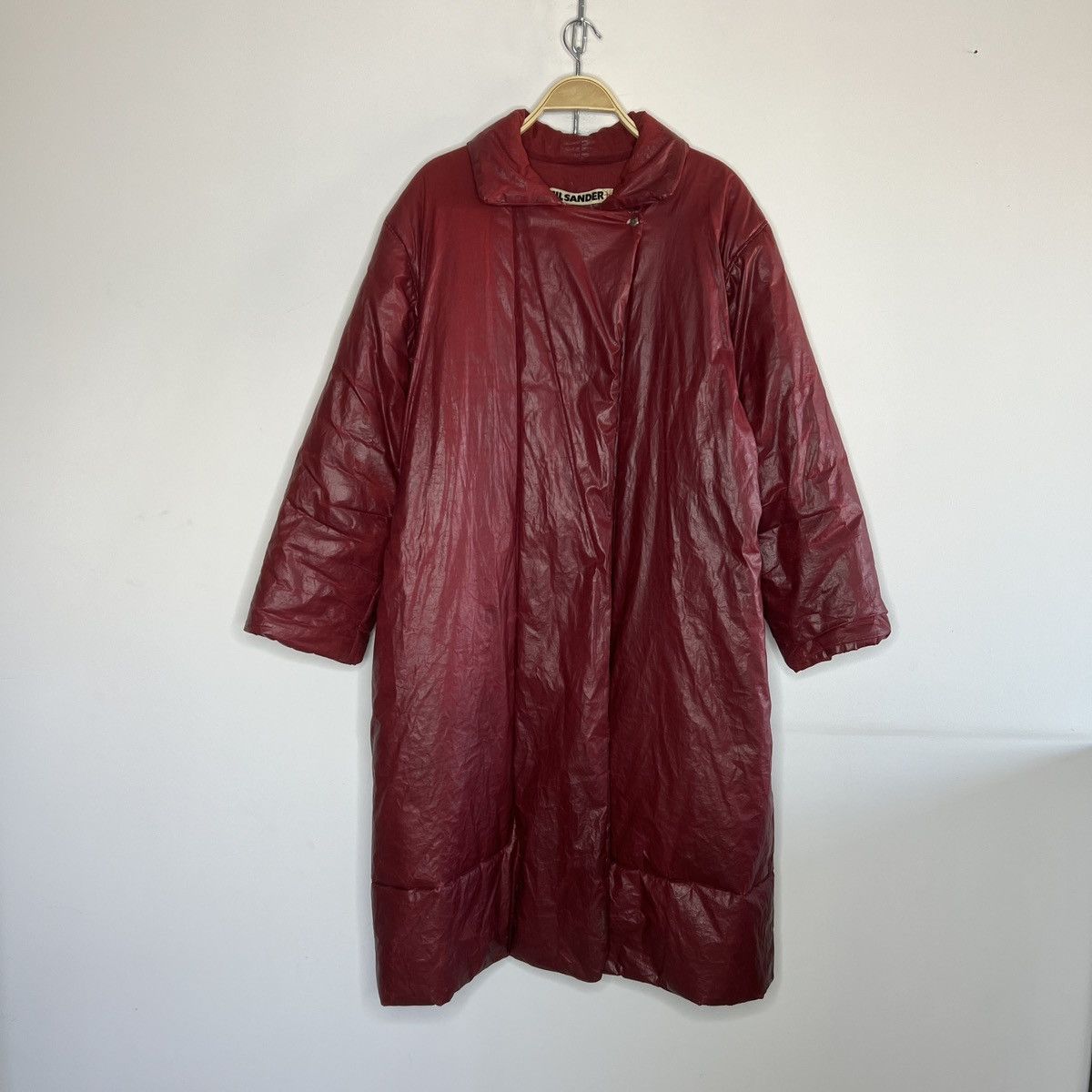 Jil Sander Vintage Jil Sander Heavy Waxed Classic Luxury Coat 90s Size M / US 6-8 / IT 42-44 - 8 Thumbnail