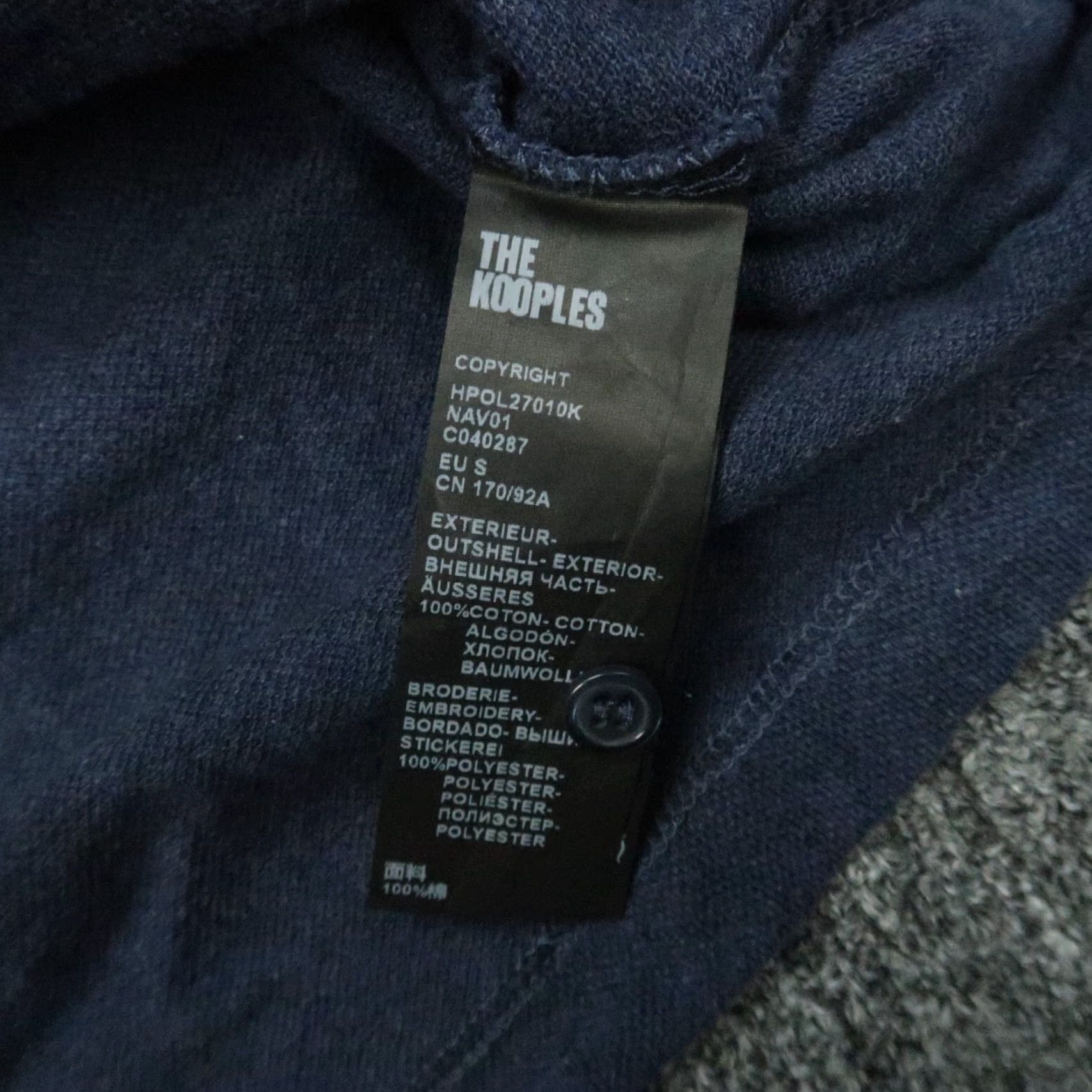 The Kooples The Kooples Blue Long Sleeve Polo Shirt Mens Small Size US S / EU 44-46 / 1 - 5 Thumbnail