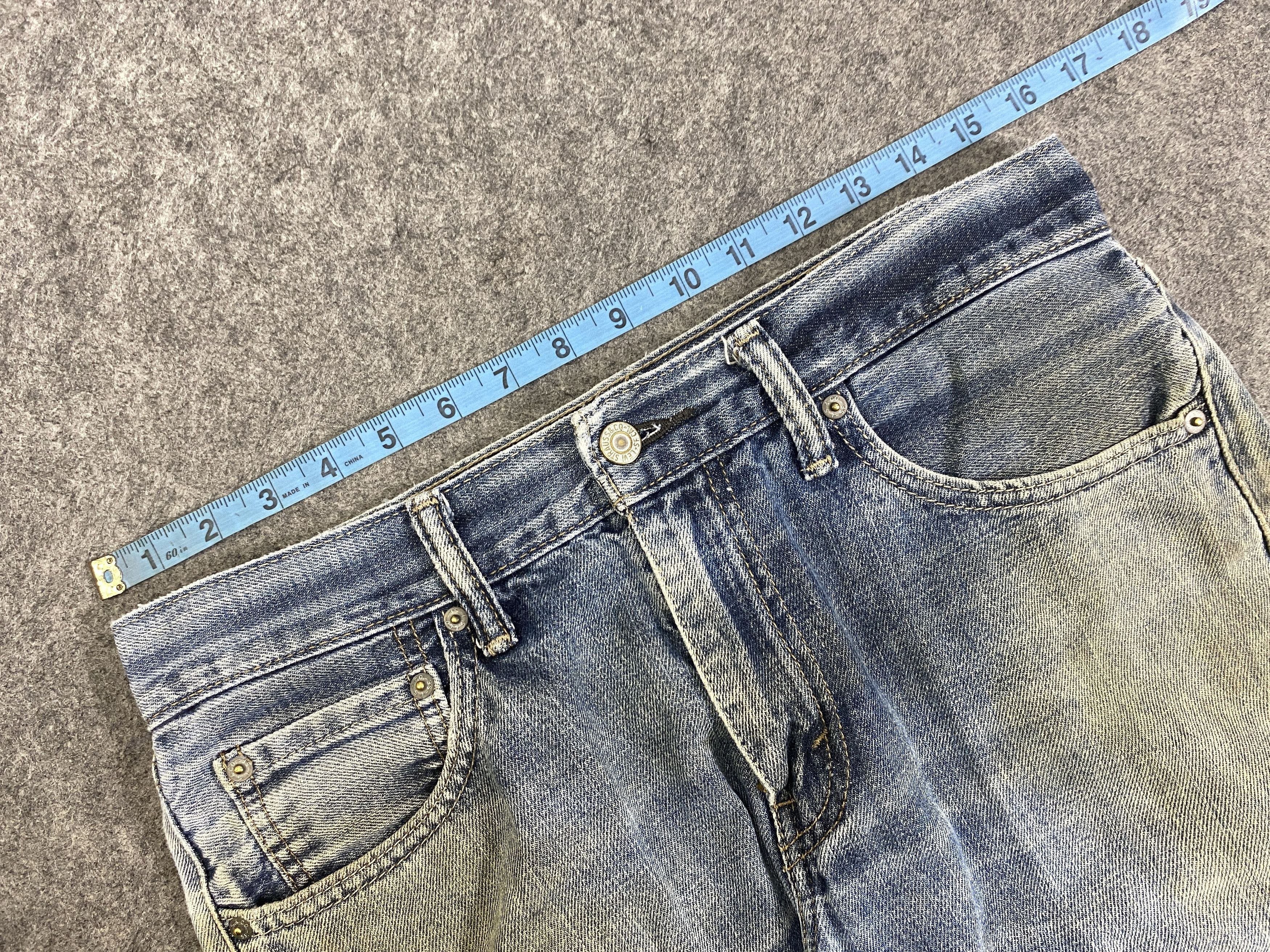 Levi's Dirty Faded Blue Vintage Levis 527 Flare Jeans 32x29 -JN3204 Size US 32 / EU 48 - 5 Thumbnail