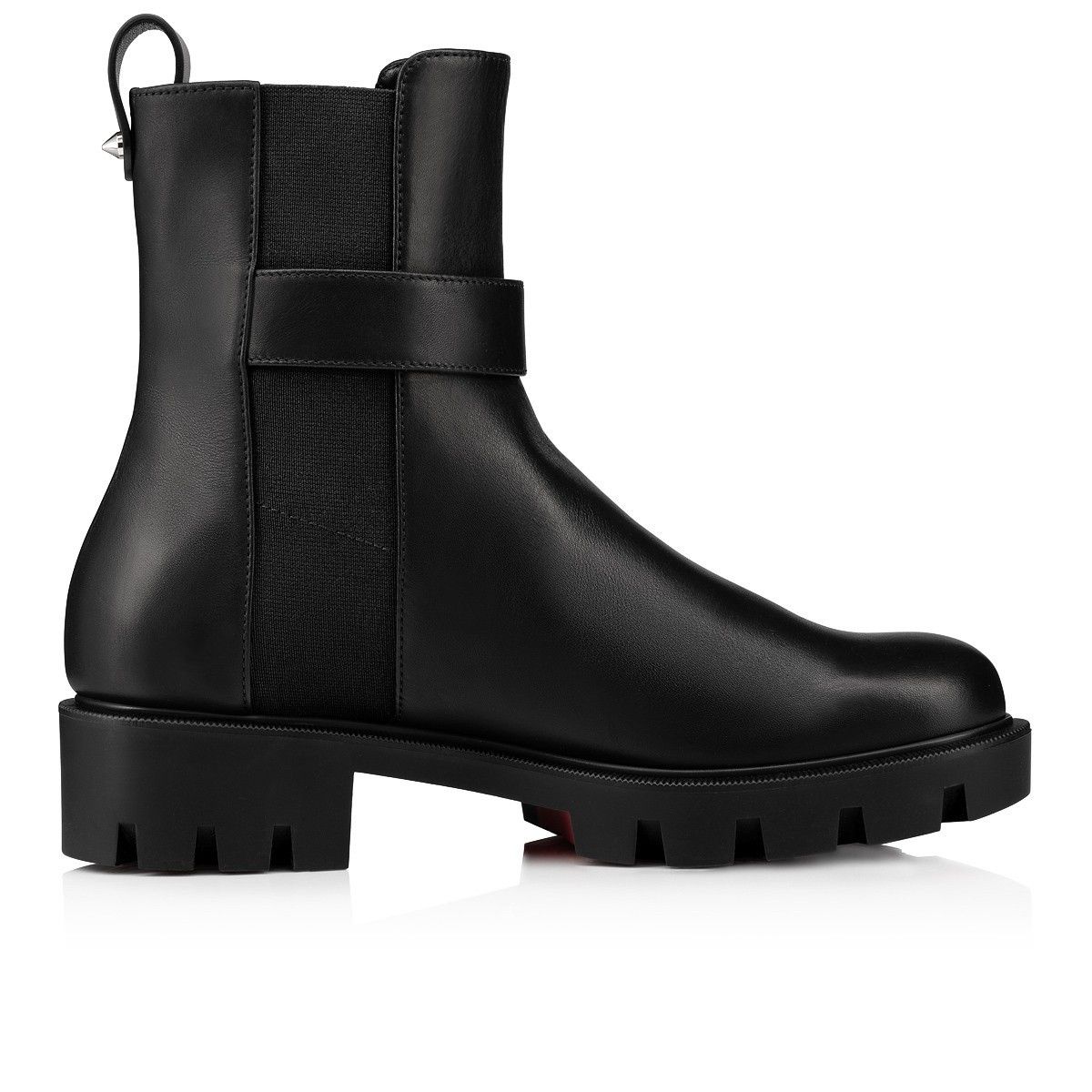 Christian Louboutin oc11z0126 Chelsea Booty Lug in Black Size US 7 / IT 37 - 3 Thumbnail