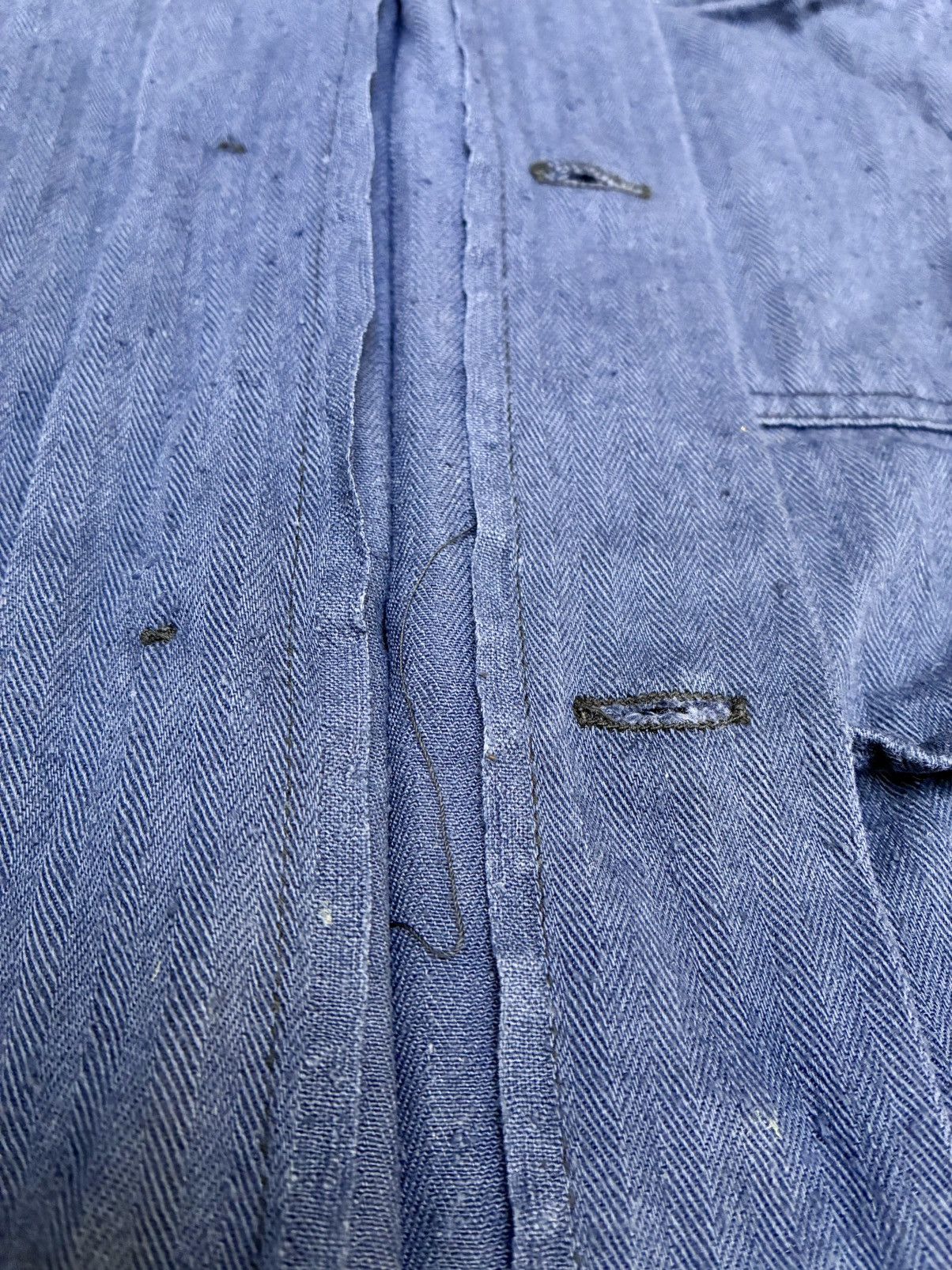 Other SELVEDGE NEP HBT CHORE JACKET, dated from 60s or 70s Size US XS / EU 42 / 0 - 2 Thumbnail
