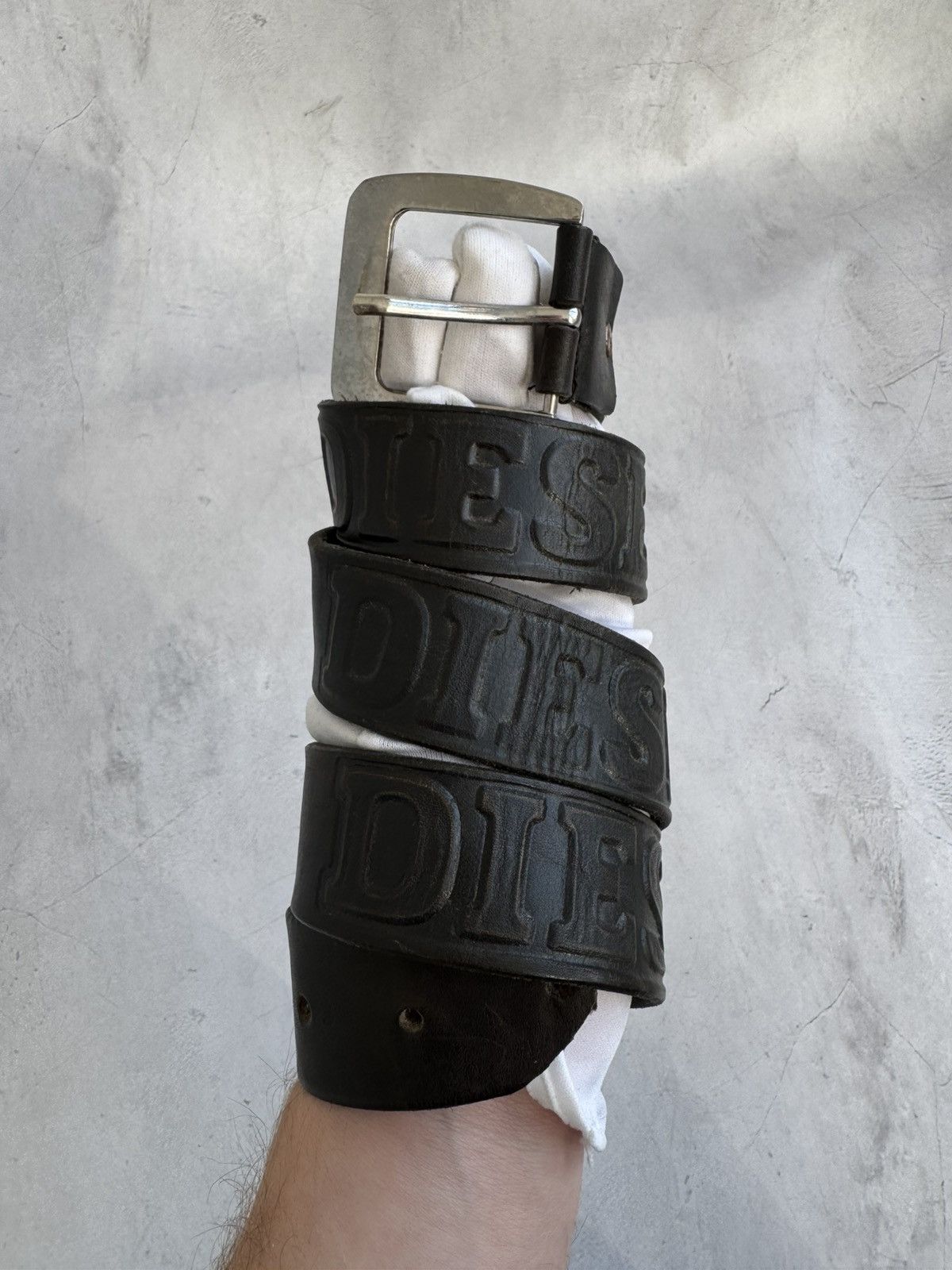 Diesel Diesel Leather Belt Black Vintage Size ONE SIZE - 1 Thumbnail