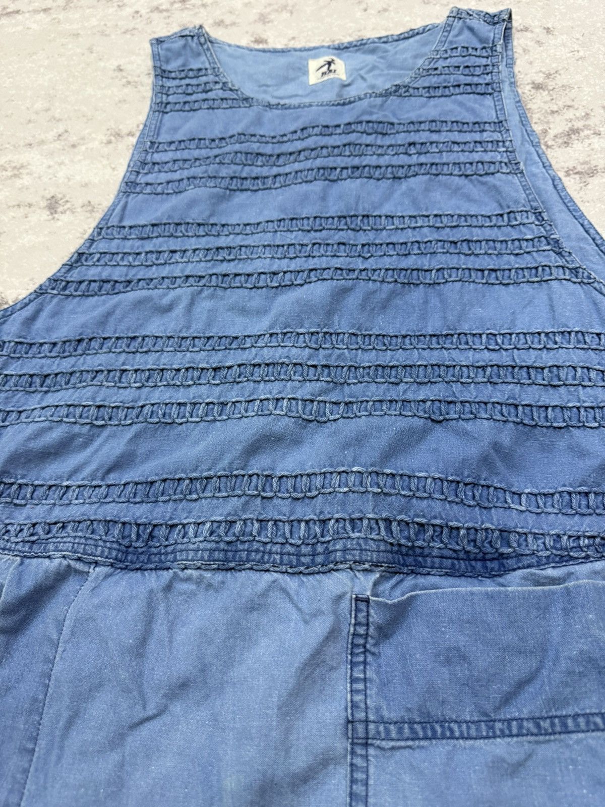 Hai Sporting Gear Issey miyake Hai Sporting Gear Denim Sleeveless Long Dress Size S / US 4 / IT 40 - 7 Thumbnail