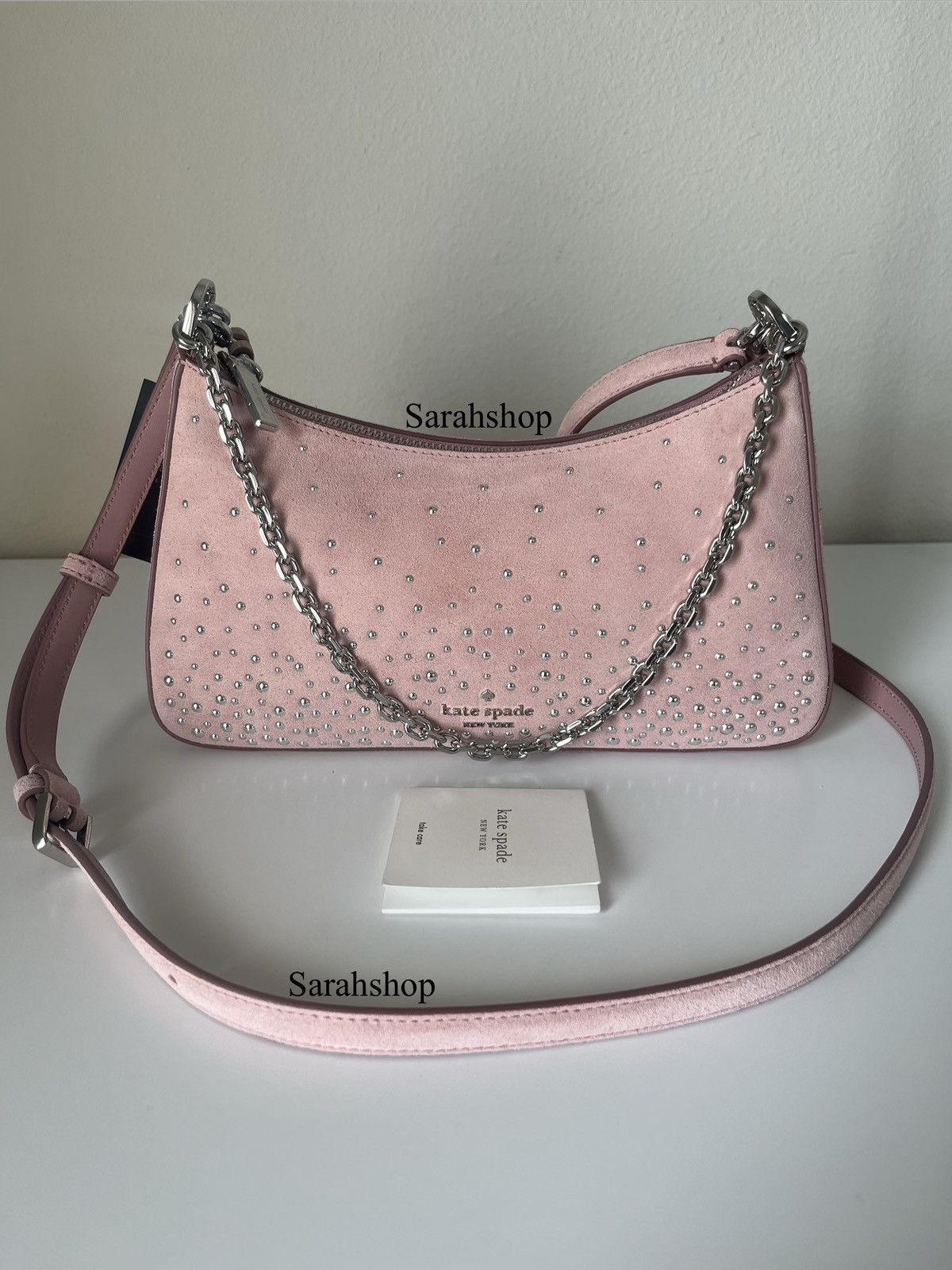 Kate Spade Kate Spade Margot Studded Suede Shoulder Bag Size ONE SIZE - 3 Thumbnail