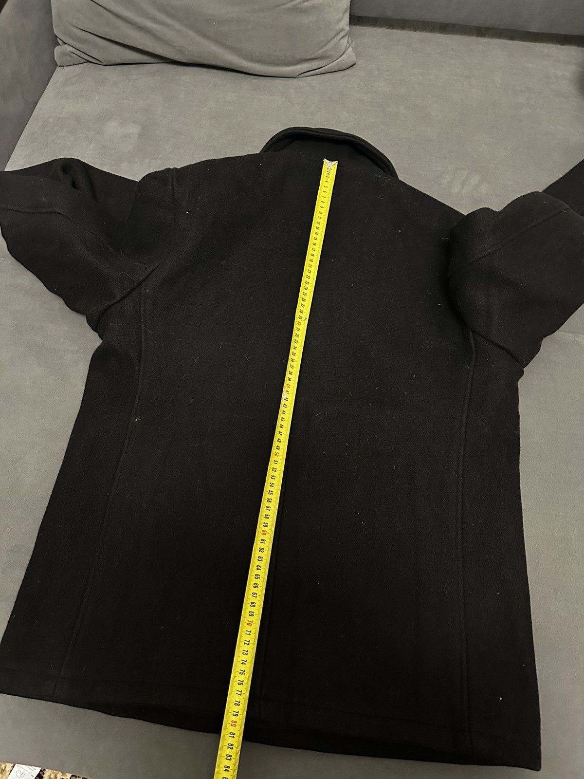 Schott Vintage Schott Jacket Black Made In USA NYC Car Coat Wool Size US L / EU 52-54 / 3 - 10 Thumbnail